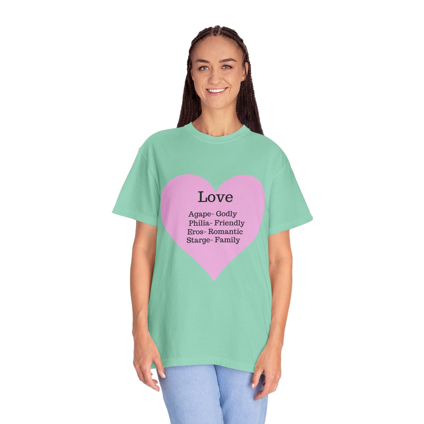 Love-Infused Unisex T-shirt: A Heartfelt Graphic Tee for All Occasions