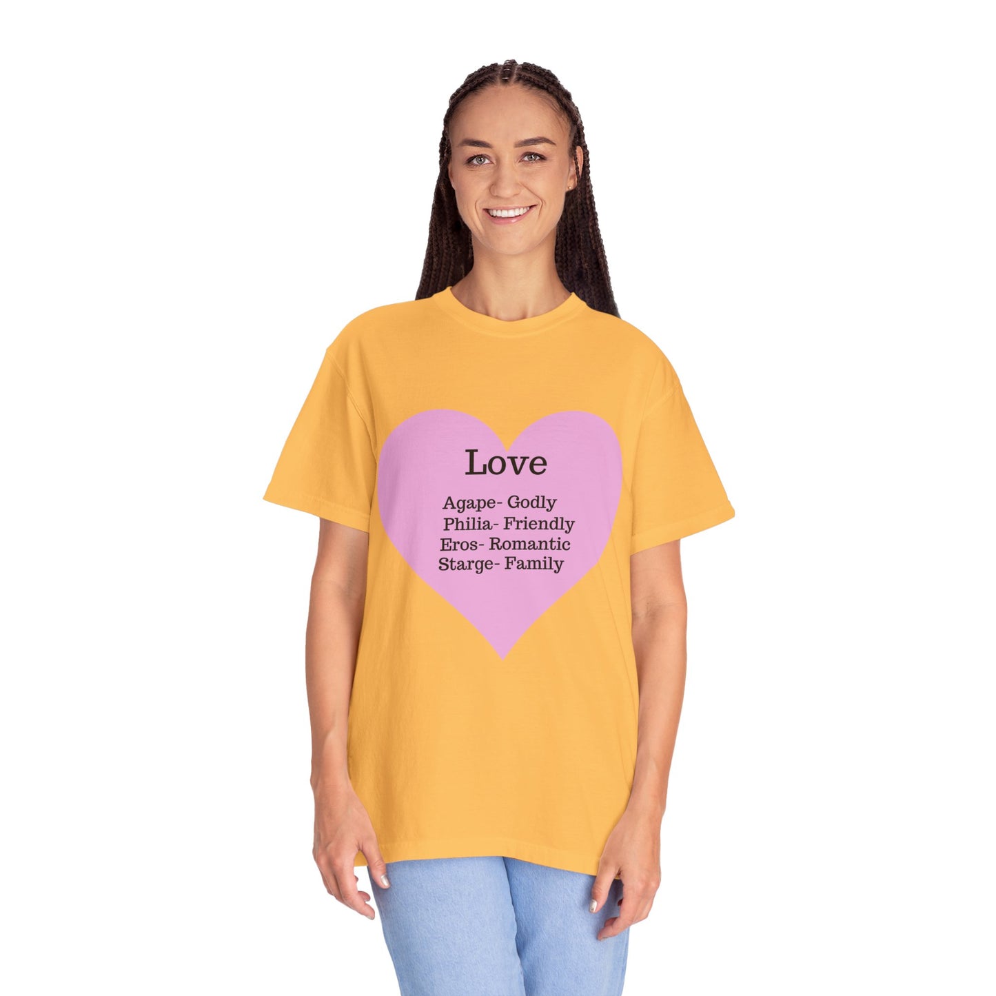 Love-Infused Unisex T-shirt: A Heartfelt Graphic Tee for All Occasions