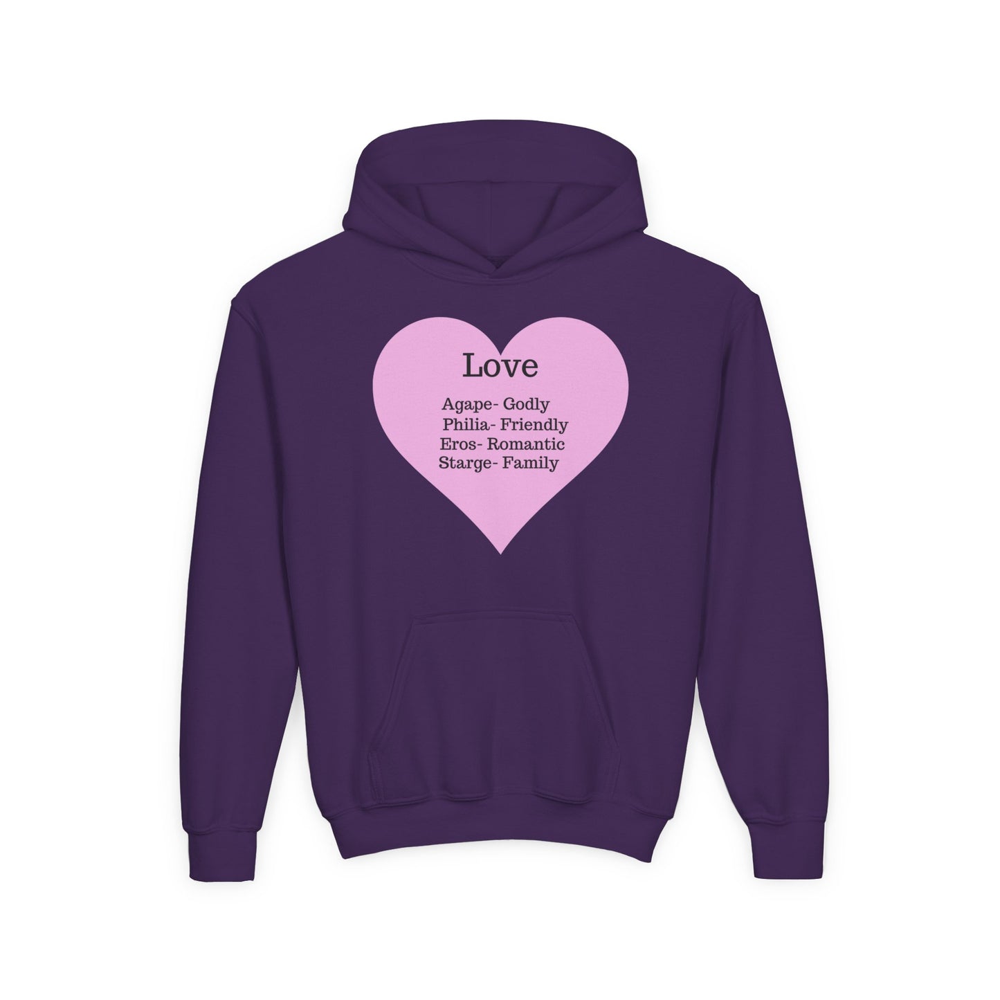 The Meaning of Love Kids Hoodie