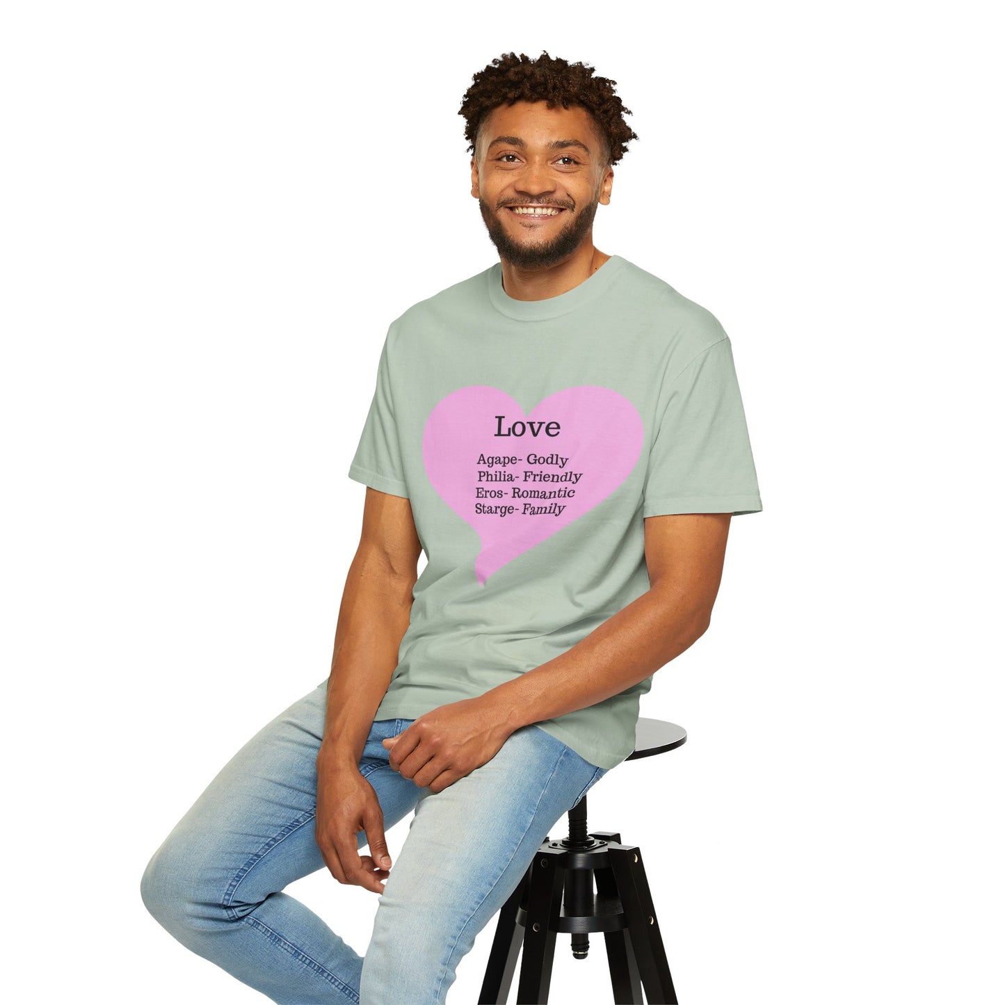 Love-Infused Unisex T-shirt: A Heartfelt Graphic Tee for All Occasions
