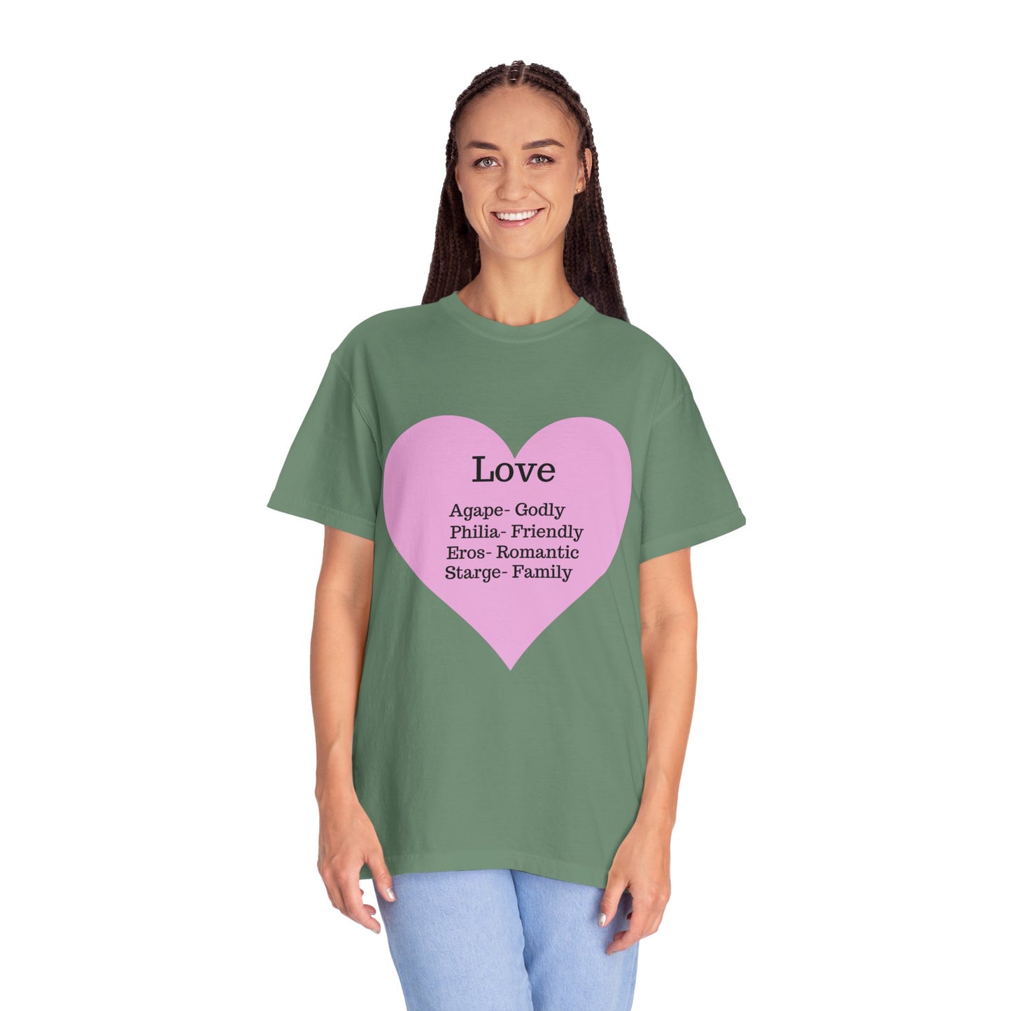 Love-Infused Unisex T-shirt: A Heartfelt Graphic Tee for All Occasions