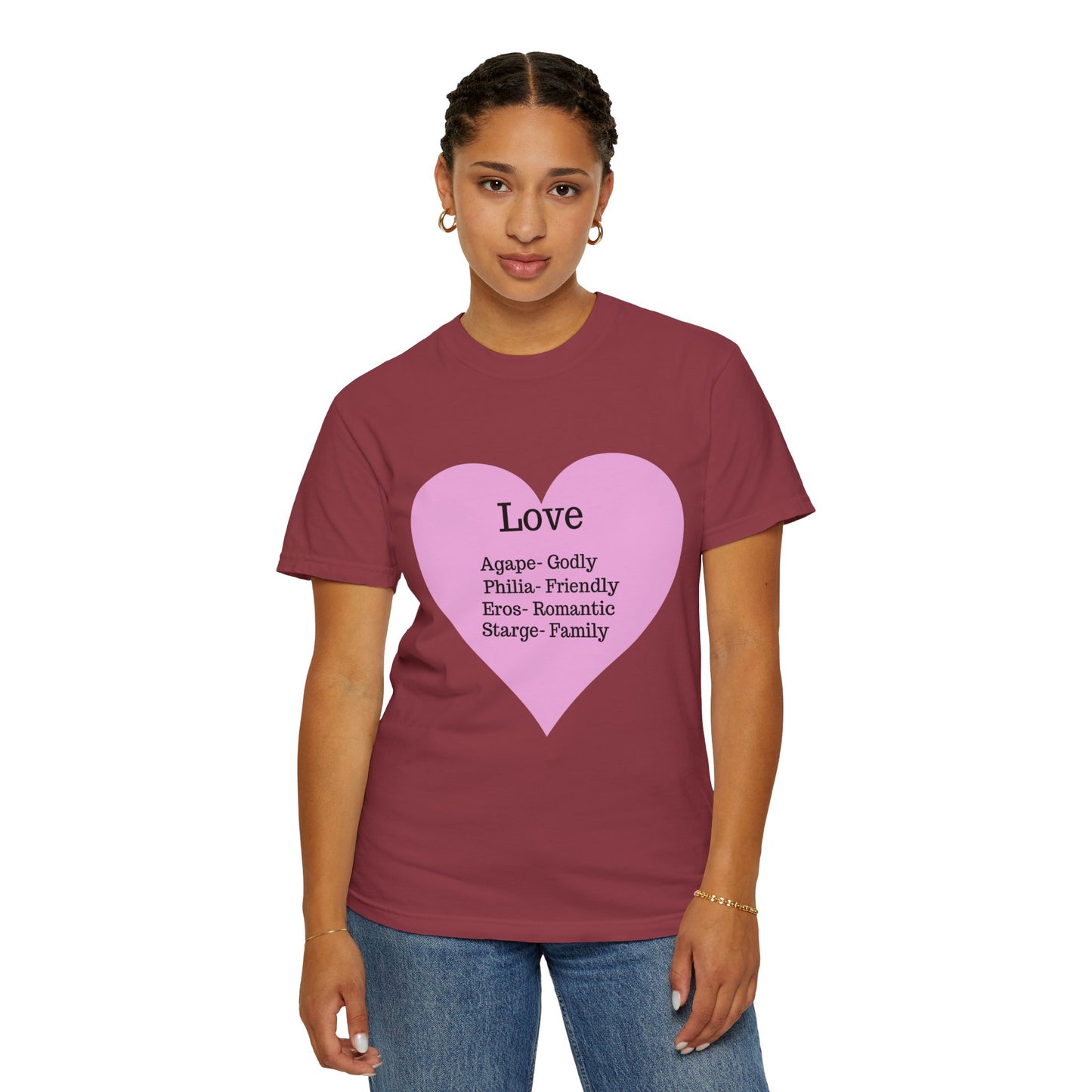 Love-Infused Unisex T-shirt: A Heartfelt Graphic Tee for All Occasions