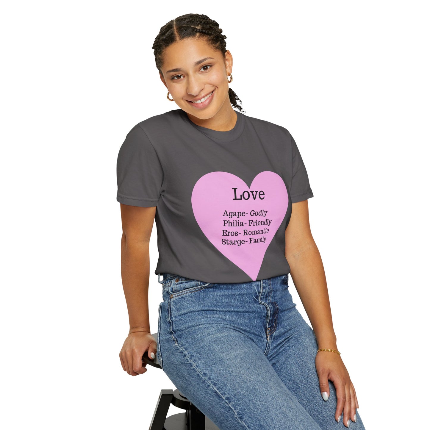 Love-Infused Unisex T-shirt: A Heartfelt Graphic Tee for All Occasions