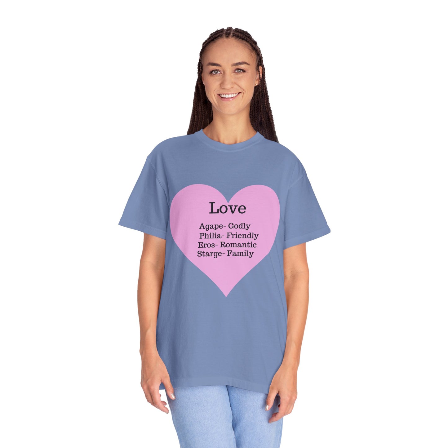 Love-Infused Unisex T-shirt: A Heartfelt Graphic Tee for All Occasions