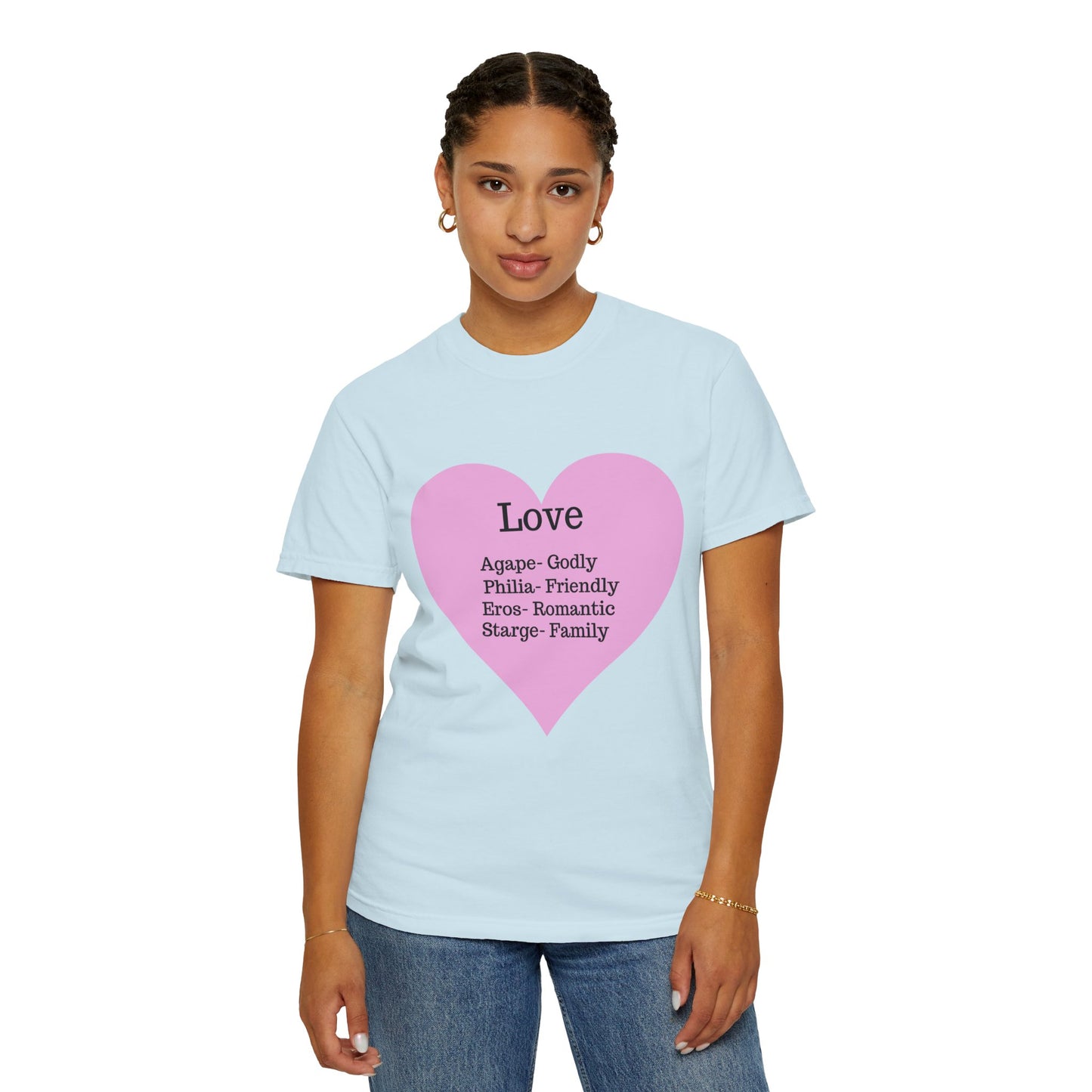 Love-Infused Unisex T-shirt: A Heartfelt Graphic Tee for All Occasions