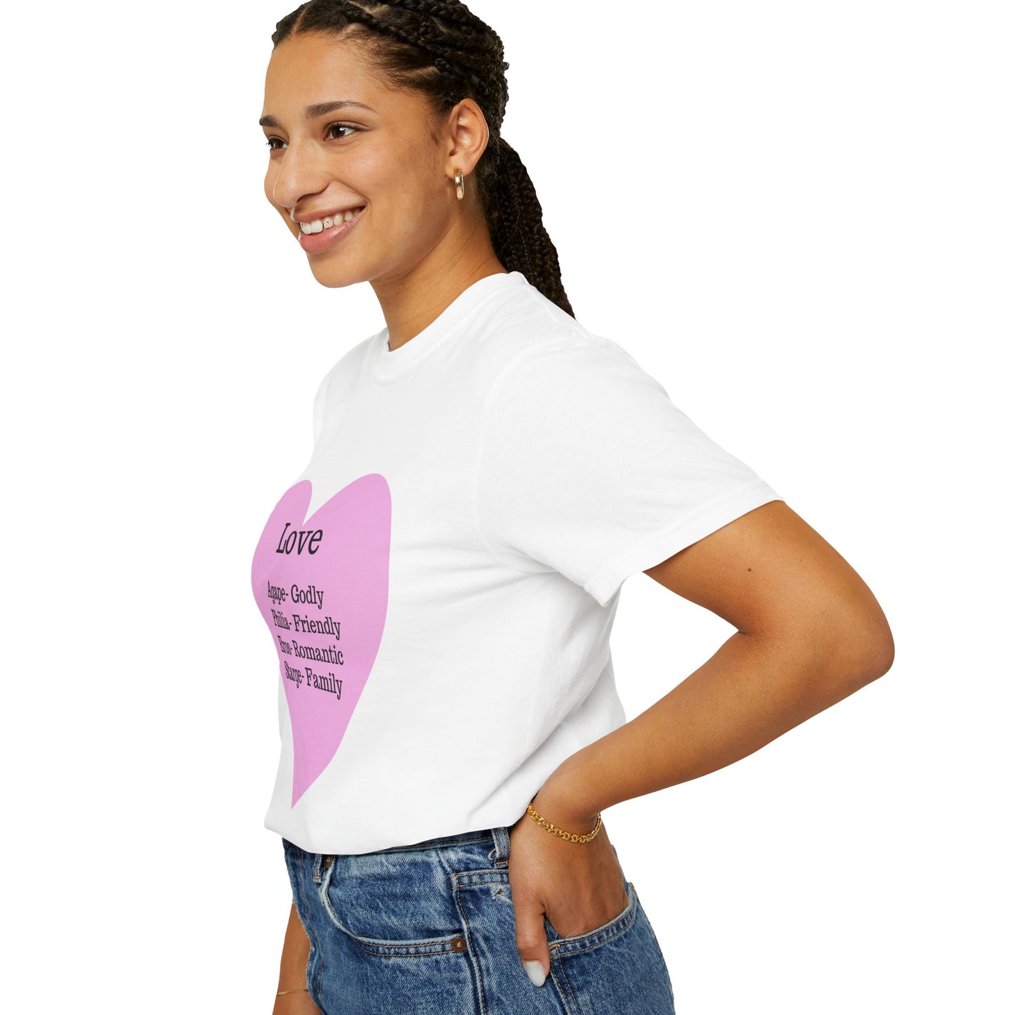 Love-Infused Unisex T-shirt: A Heartfelt Graphic Tee for All Occasions