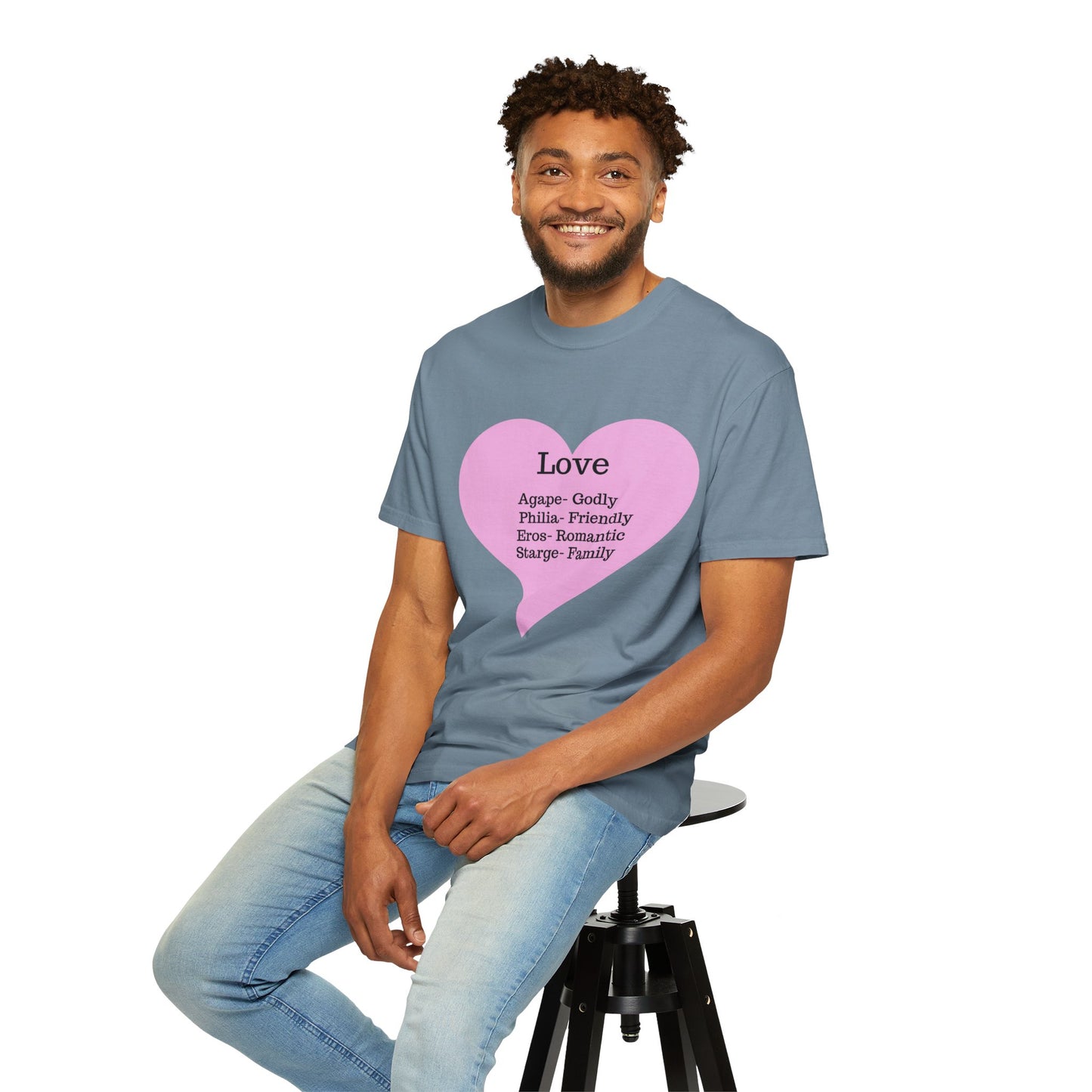 Love-Infused Unisex T-shirt: A Heartfelt Graphic Tee for All Occasions