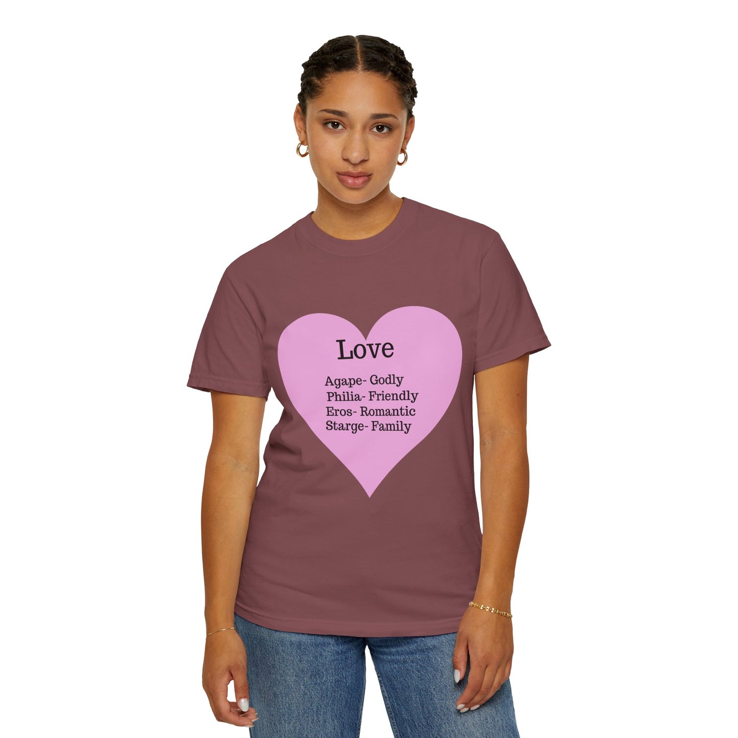 Love-Infused Unisex T-shirt: A Heartfelt Graphic Tee for All Occasions