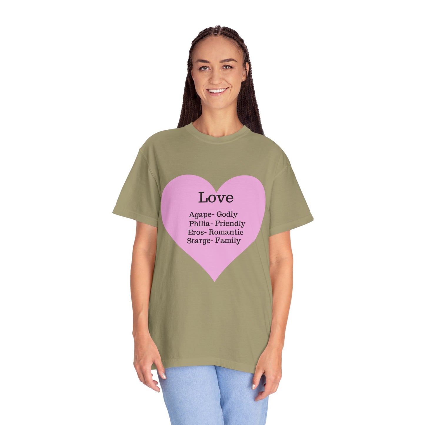 Love-Infused Unisex T-shirt: A Heartfelt Graphic Tee for All Occasions