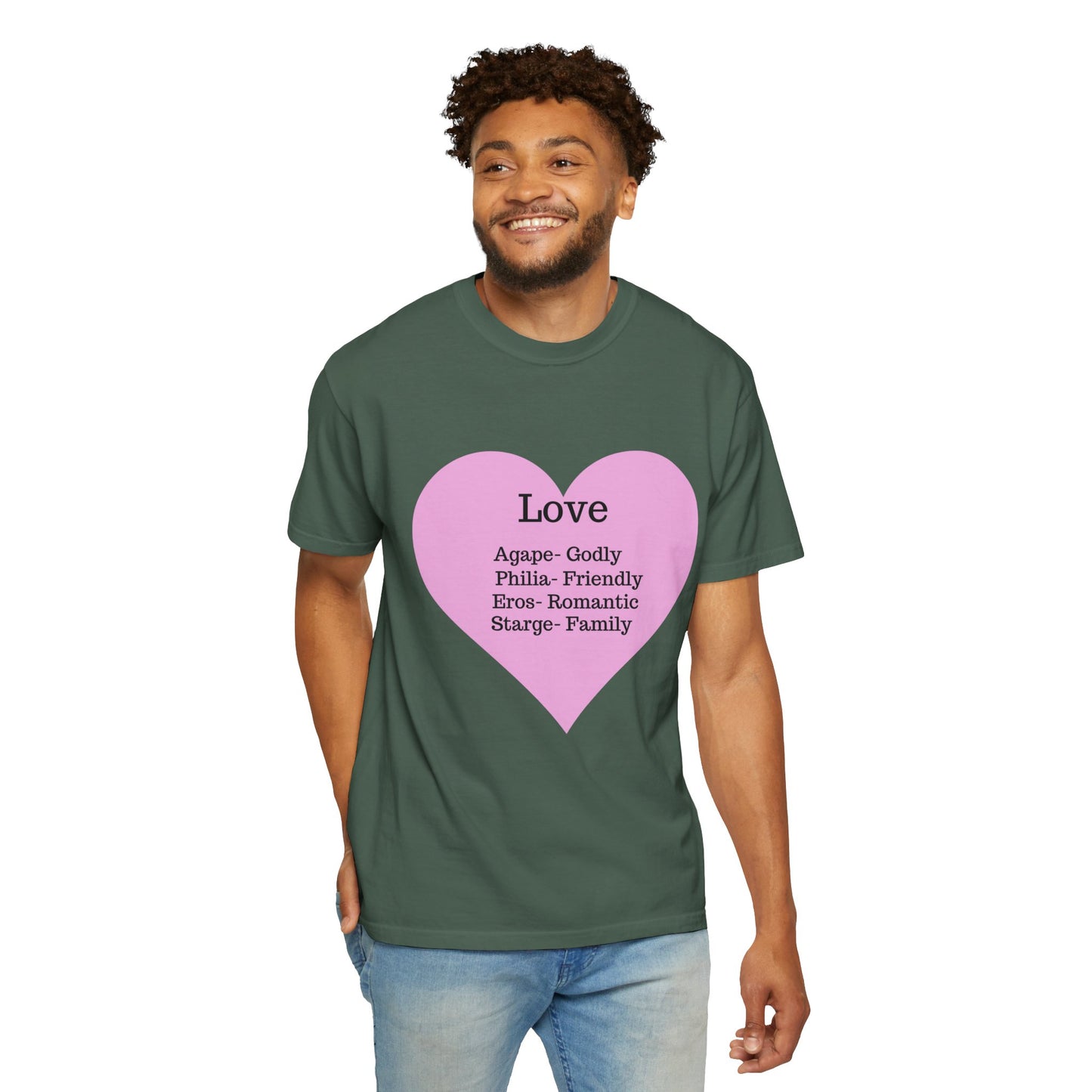 Love-Infused Unisex T-shirt: A Heartfelt Graphic Tee for All Occasions