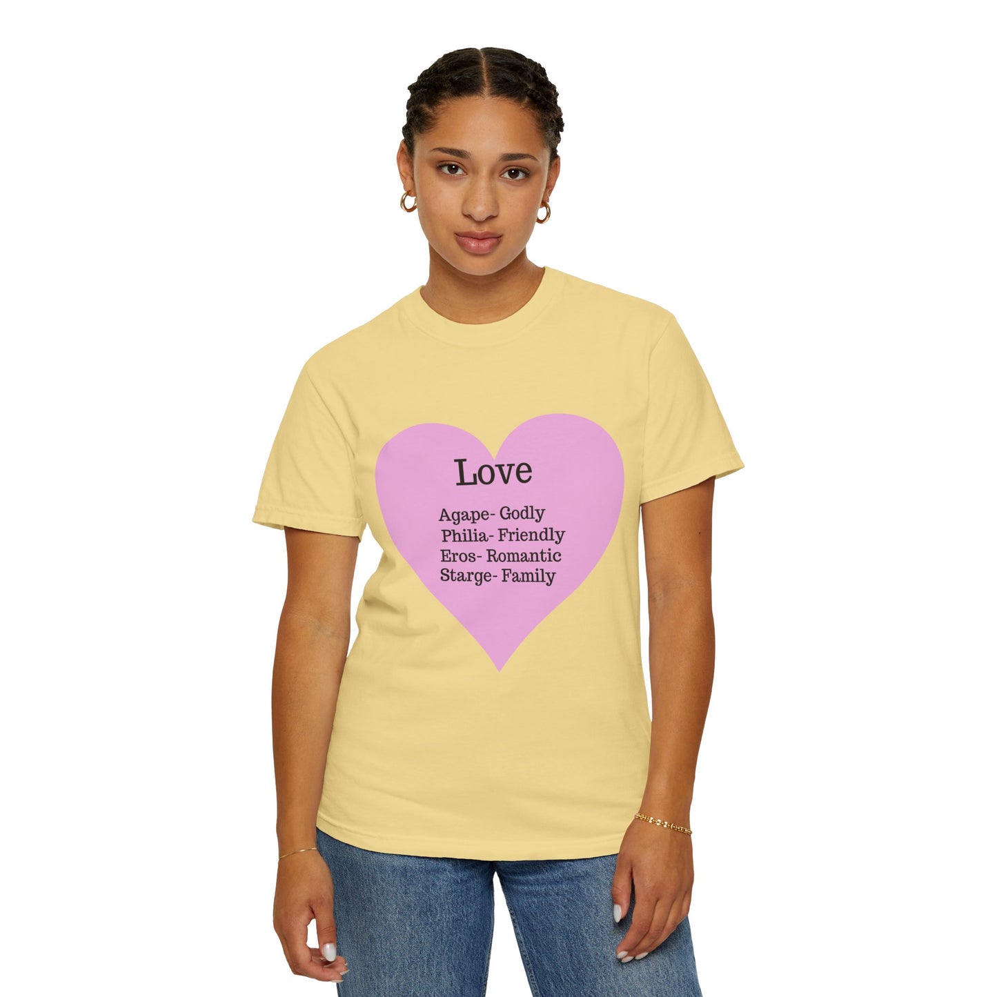Love-Infused Unisex T-shirt: A Heartfelt Graphic Tee for All Occasions