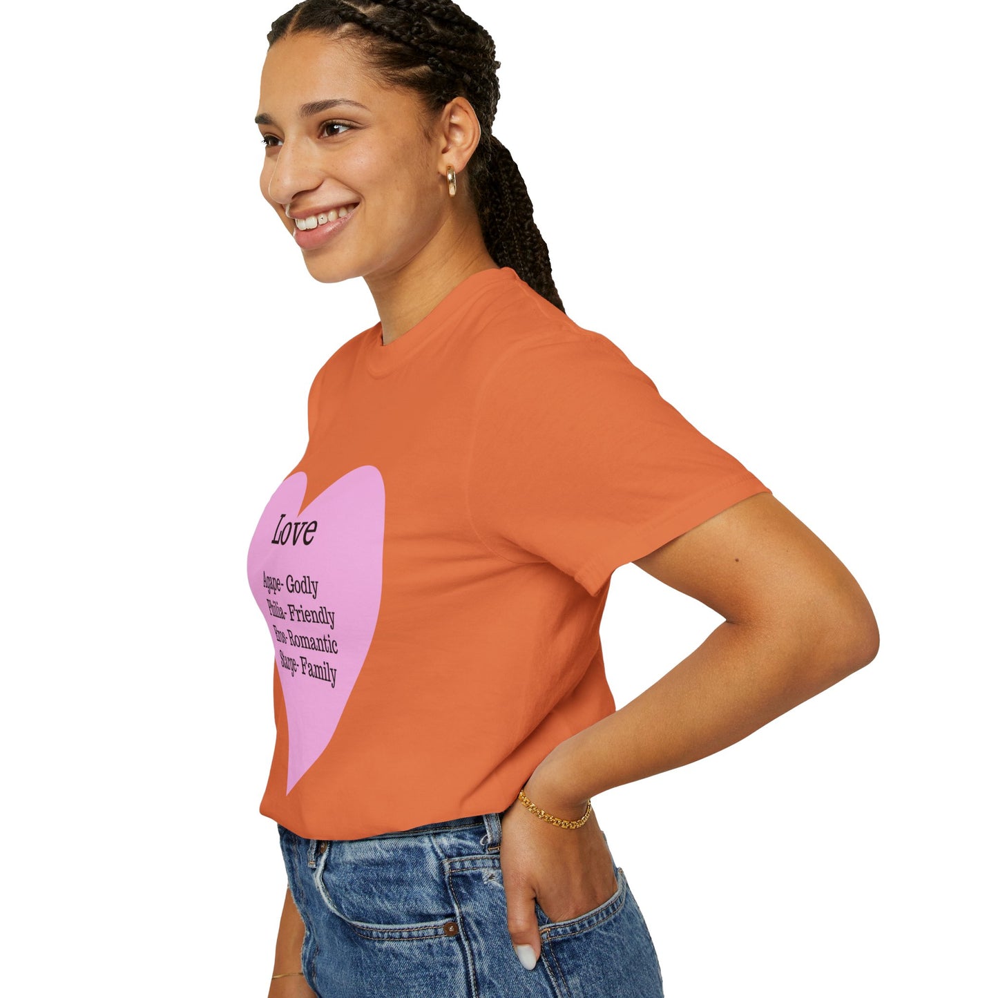 Love-Infused Unisex T-shirt: A Heartfelt Graphic Tee for All Occasions