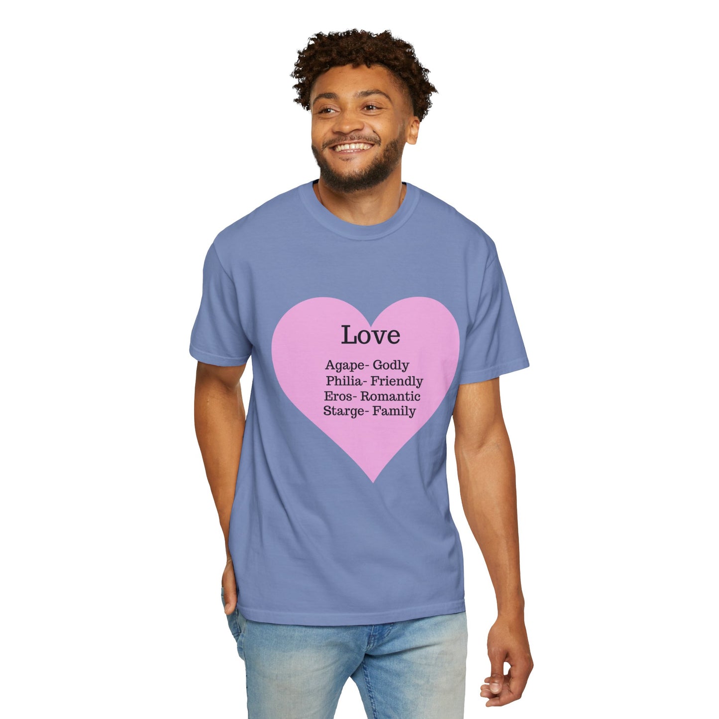 Love-Infused Unisex T-shirt: A Heartfelt Graphic Tee for All Occasions
