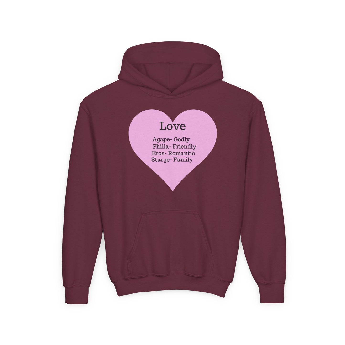 The Meaning of Love Kids Hoodie