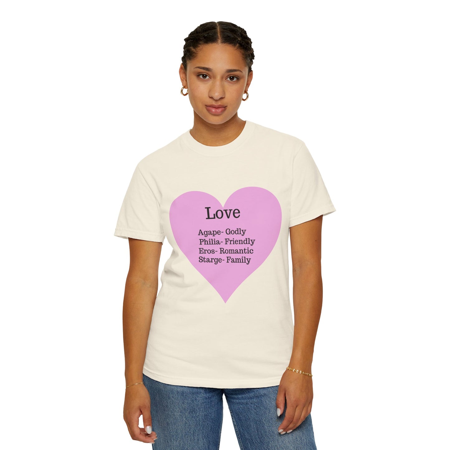 Love-Infused Unisex T-shirt: A Heartfelt Graphic Tee for All Occasions
