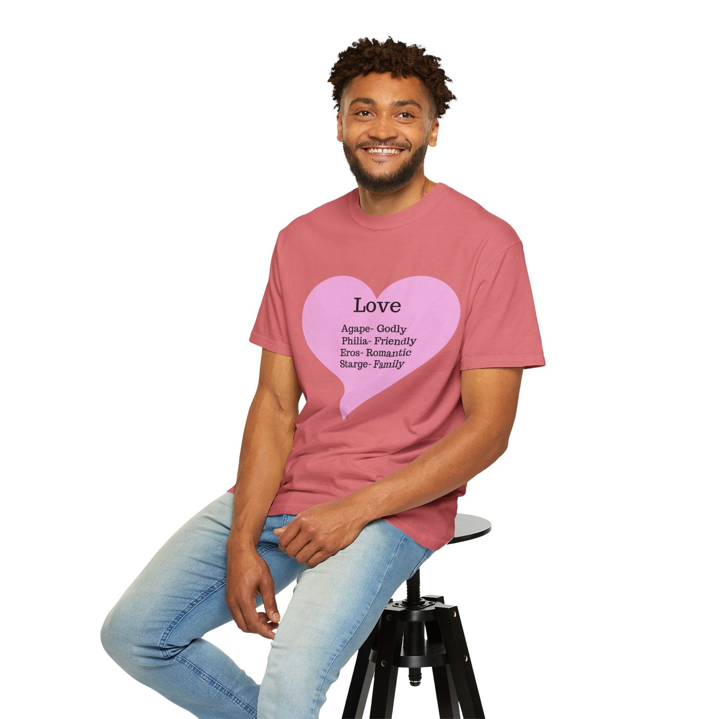 Love-Infused Unisex T-shirt: A Heartfelt Graphic Tee for All Occasions