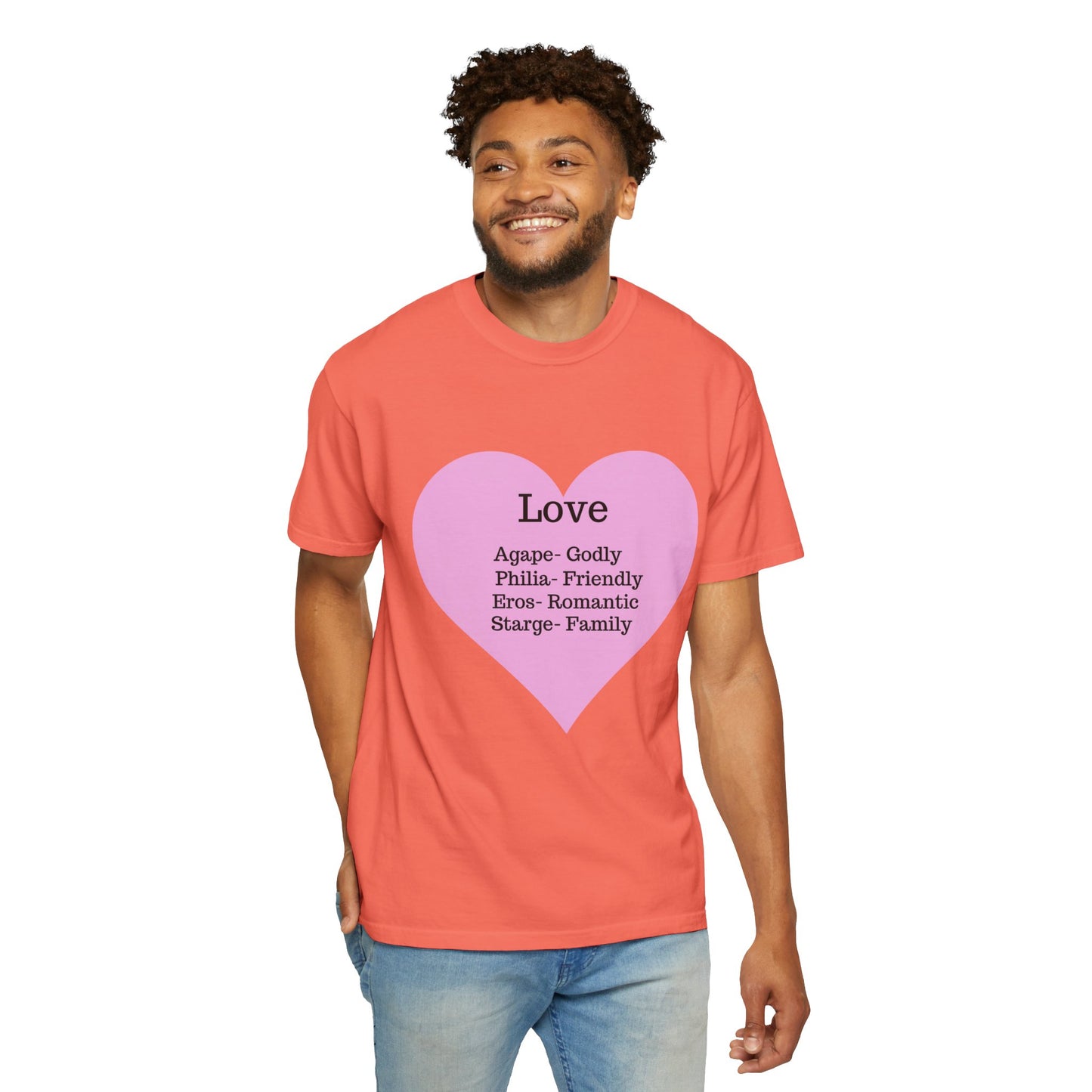 Love-Infused Unisex T-shirt: A Heartfelt Graphic Tee for All Occasions