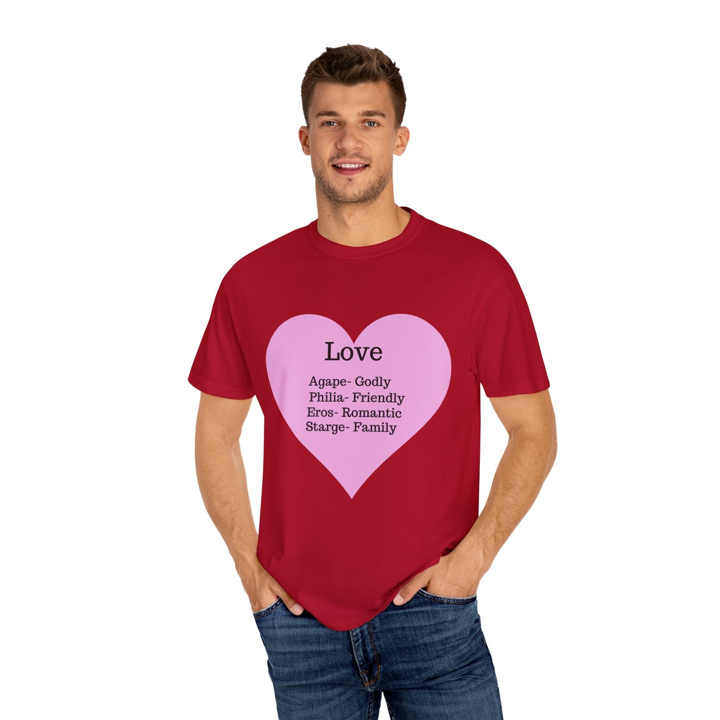 Love-Infused Unisex T-shirt: A Heartfelt Graphic Tee for All Occasions