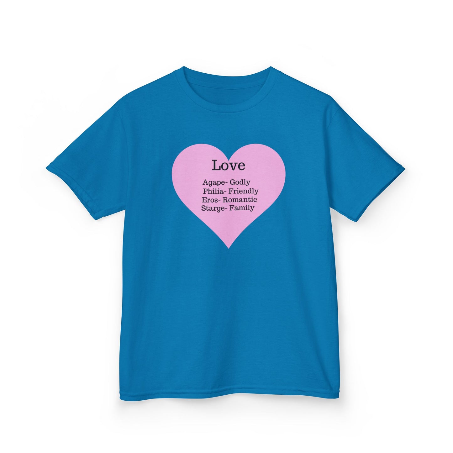 The Meaning of Love Kids T-Shirt | Heart Graphic Tee