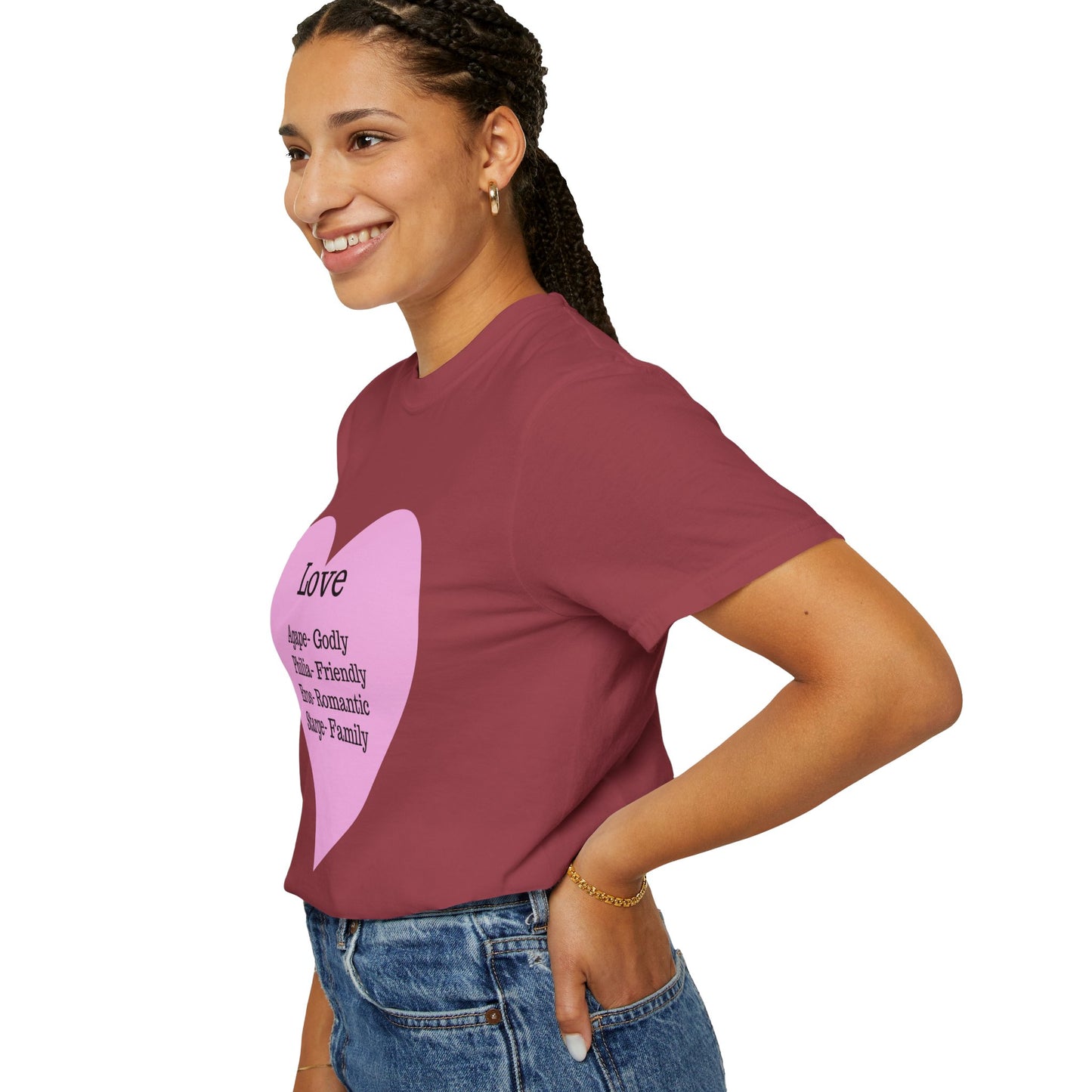 Love-Infused Unisex T-shirt: A Heartfelt Graphic Tee for All Occasions