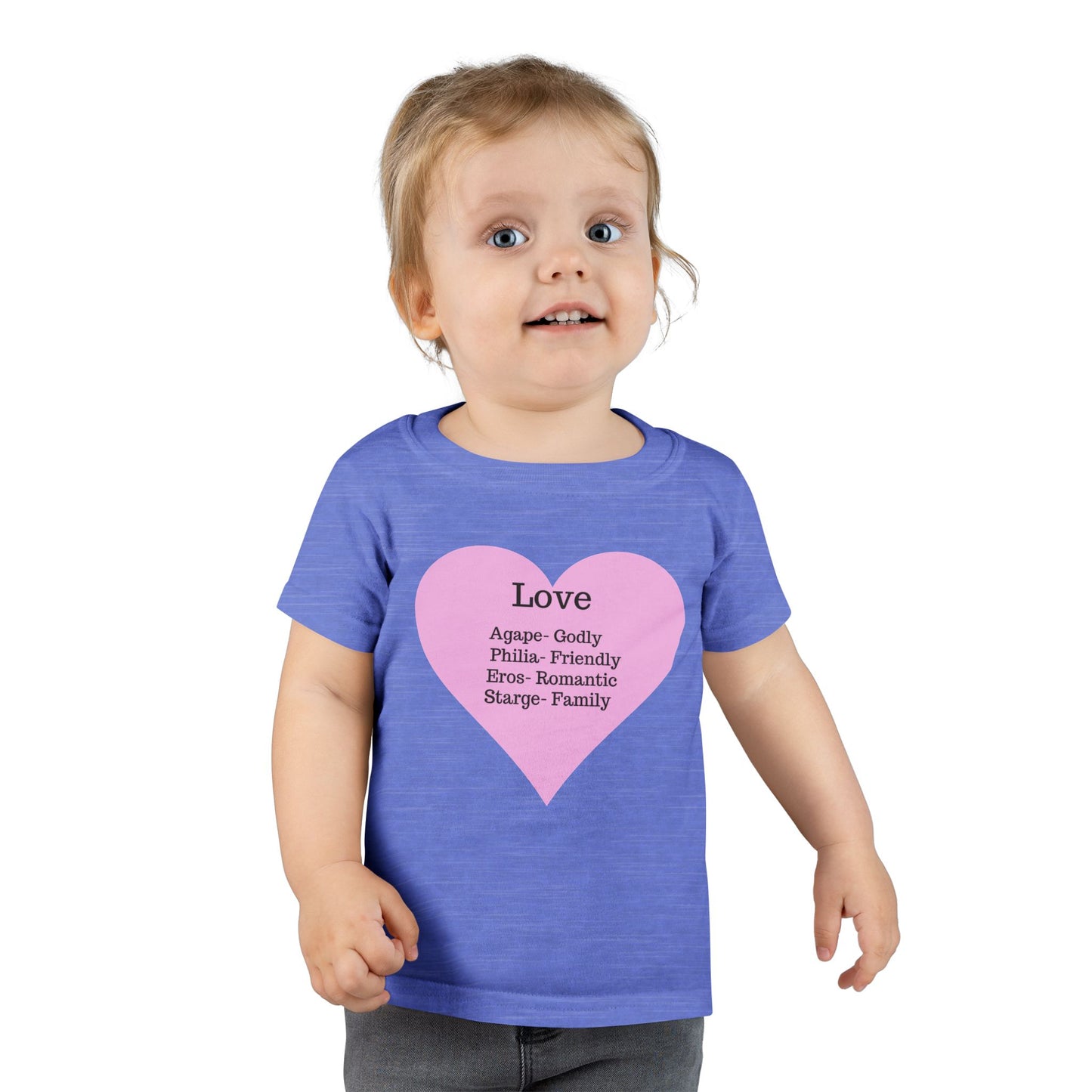 Types of Love Heart Toddler T-Shirt