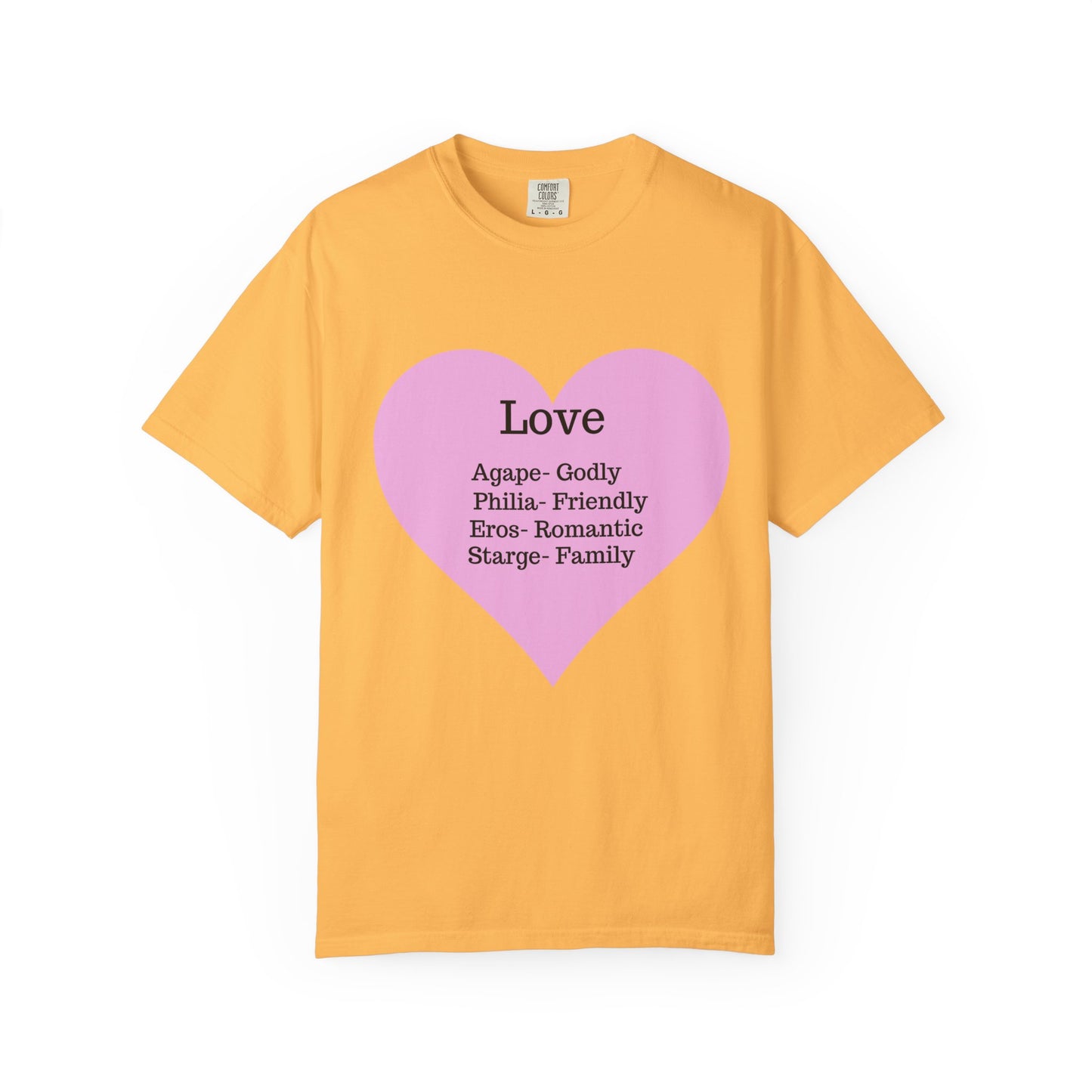 Love-Infused Unisex T-shirt: A Heartfelt Graphic Tee for All Occasions