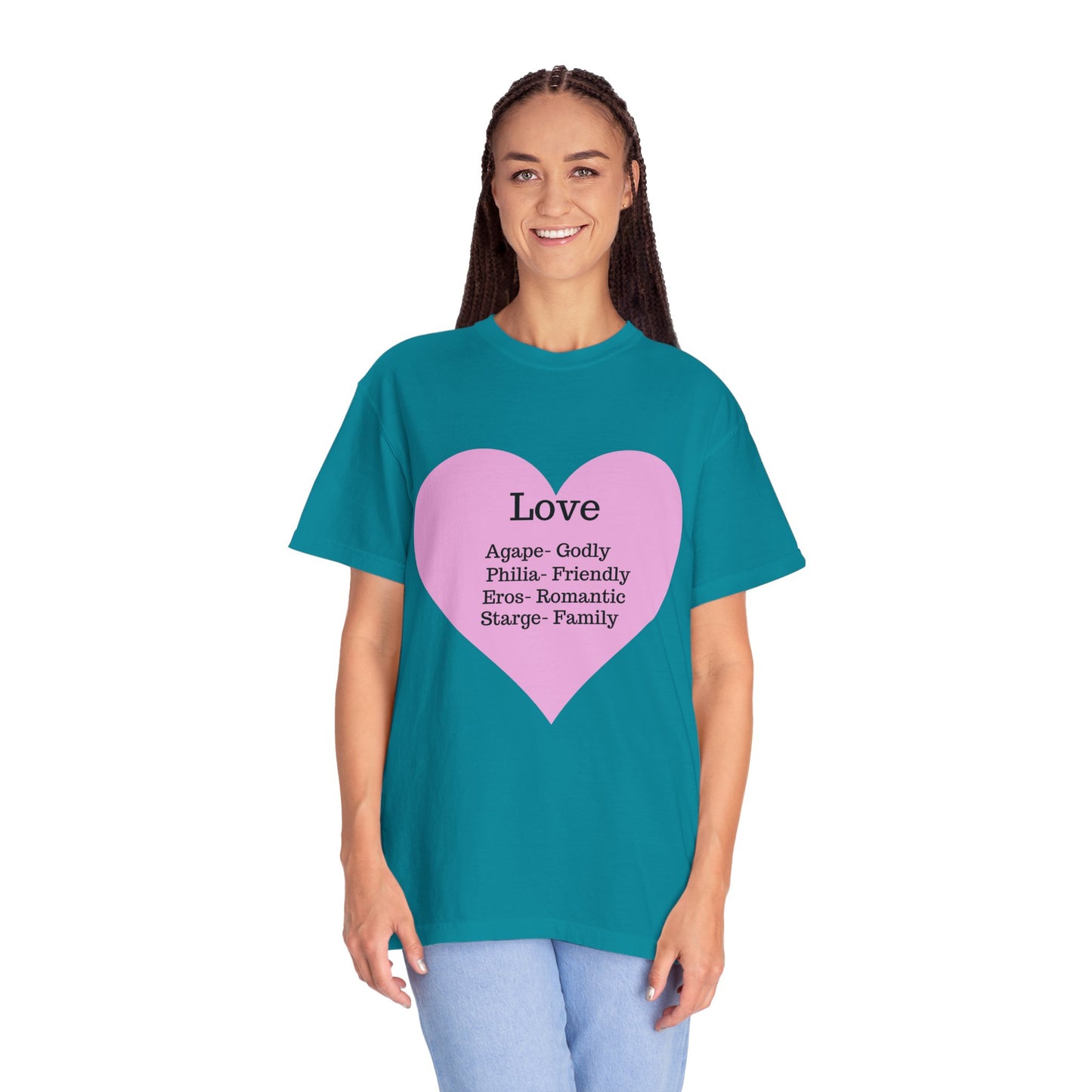 Love-Infused Unisex T-shirt: A Heartfelt Graphic Tee for All Occasions