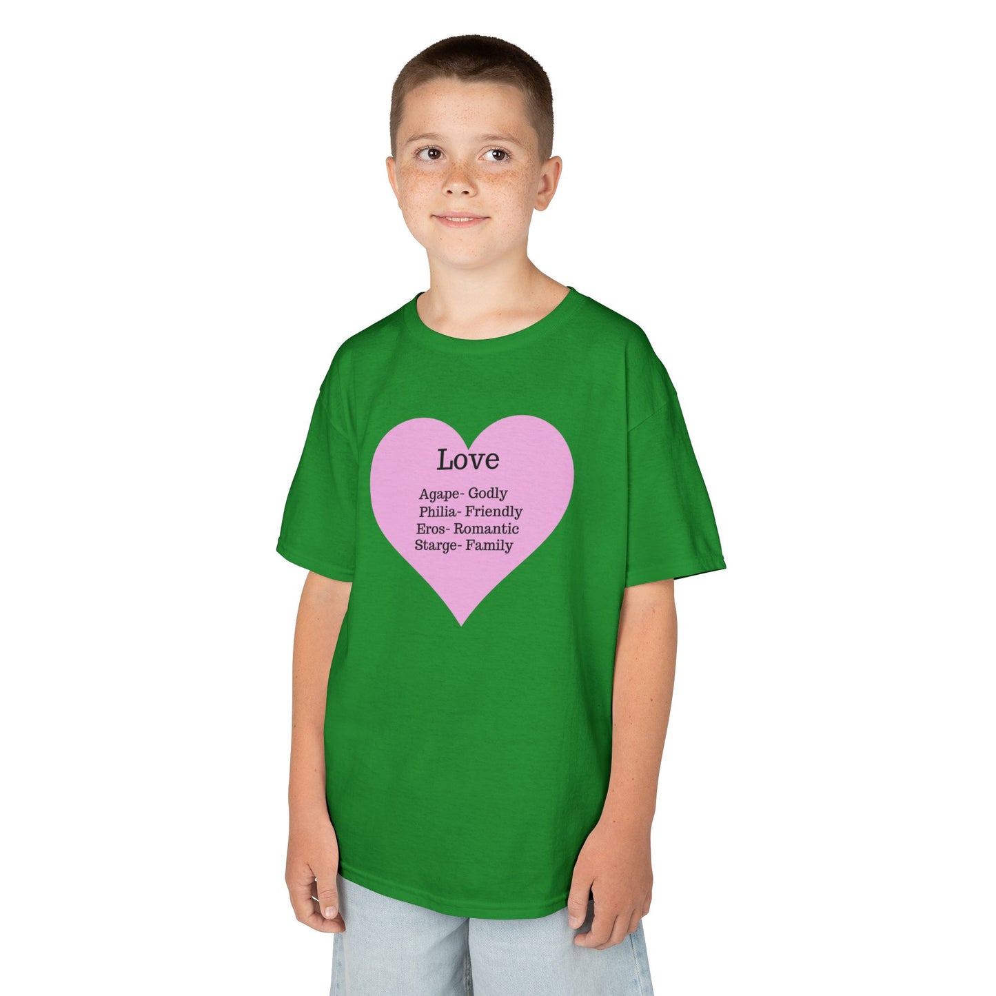 The Meaning of Love Kids T-Shirt | Heart Graphic Tee