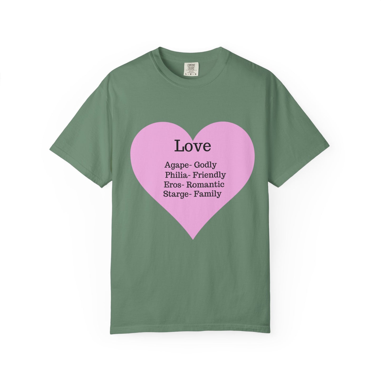 Love-Infused Unisex T-shirt: A Heartfelt Graphic Tee for All Occasions