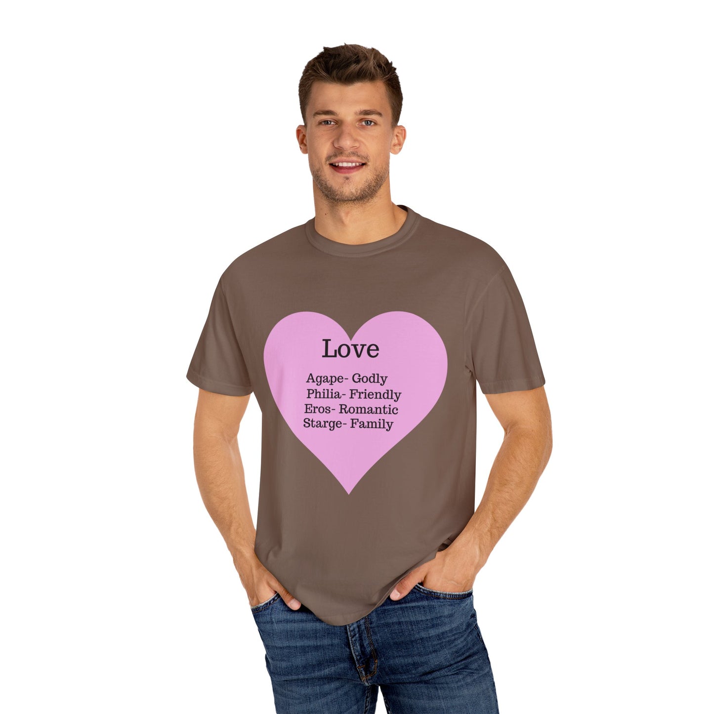 Love-Infused Unisex T-shirt: A Heartfelt Graphic Tee for All Occasions