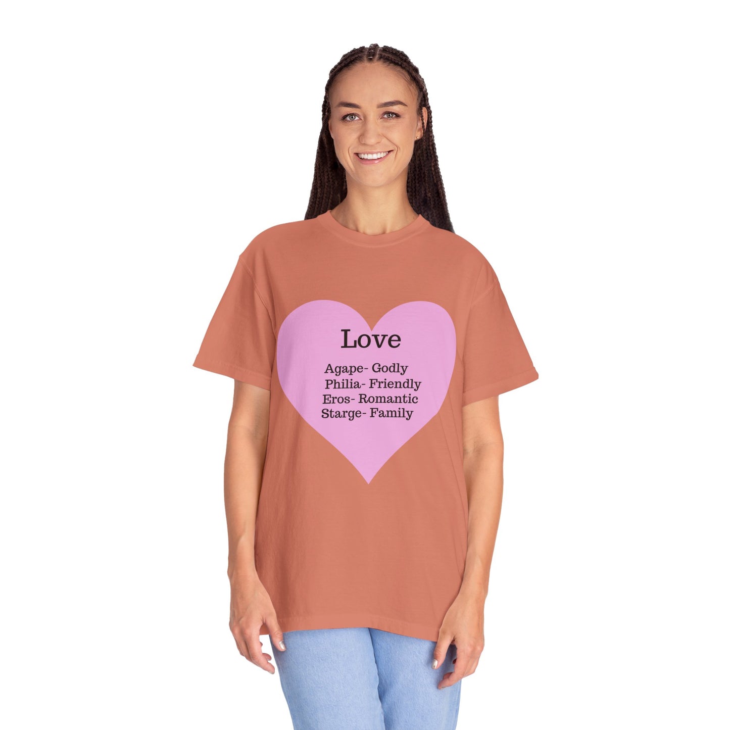 Love-Infused Unisex T-shirt: A Heartfelt Graphic Tee for All Occasions
