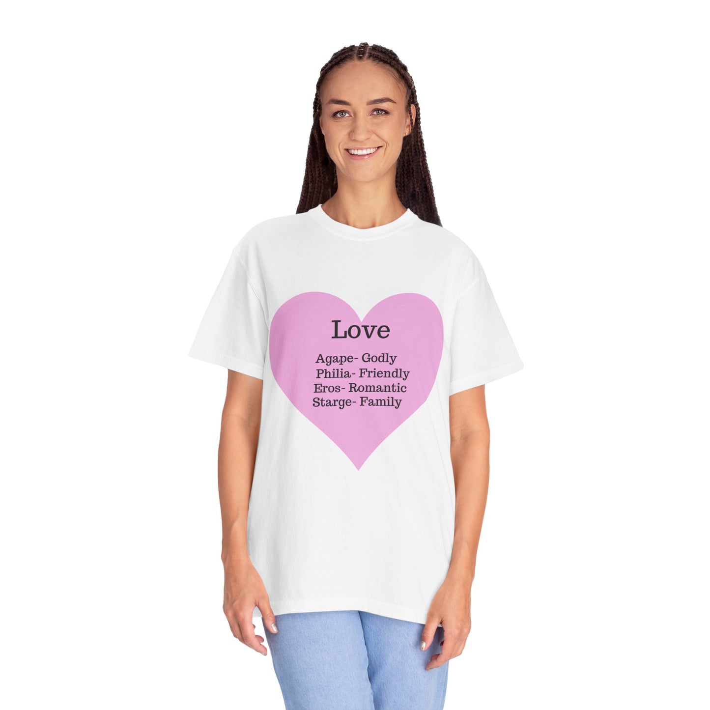 Love-Infused Unisex T-shirt: A Heartfelt Graphic Tee for All Occasions