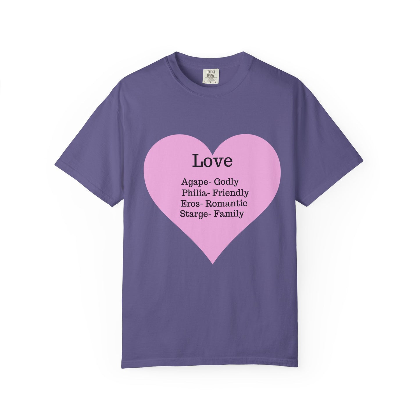 Love-Infused Unisex T-shirt: A Heartfelt Graphic Tee for All Occasions