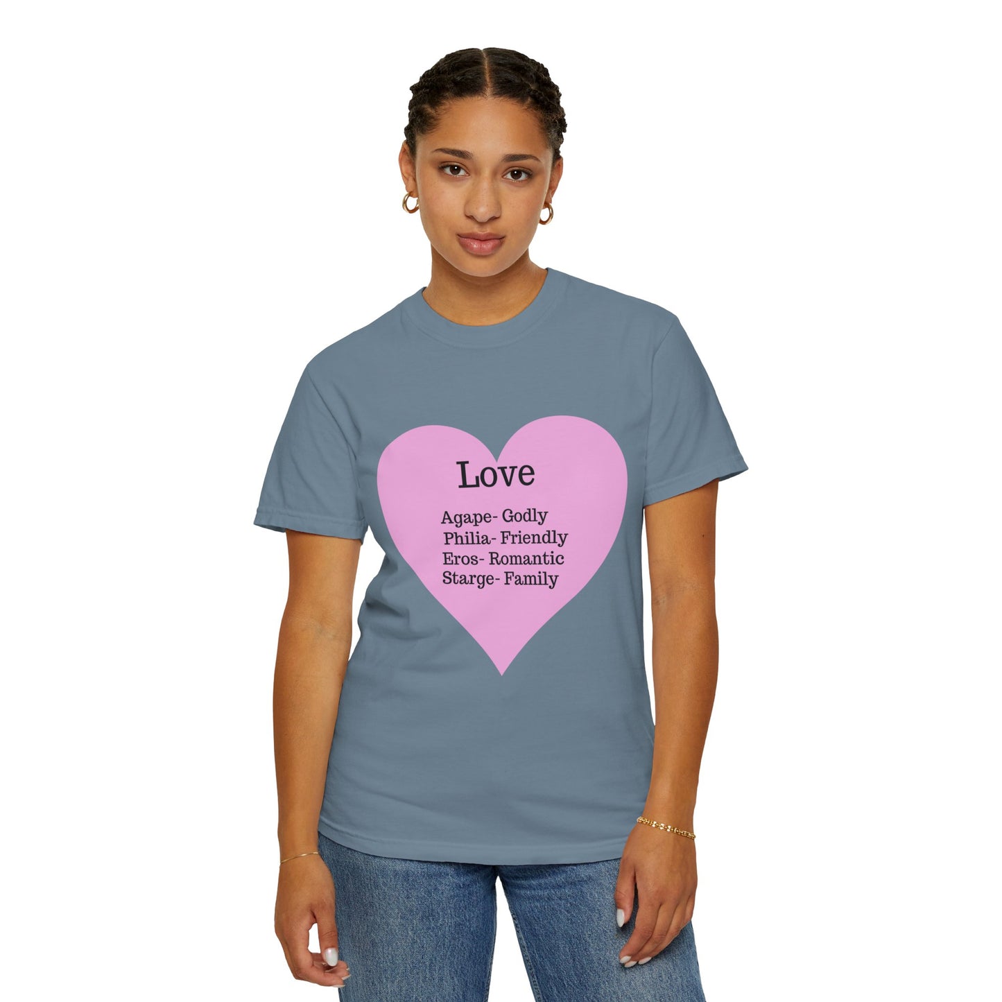 Love-Infused Unisex T-shirt: A Heartfelt Graphic Tee for All Occasions