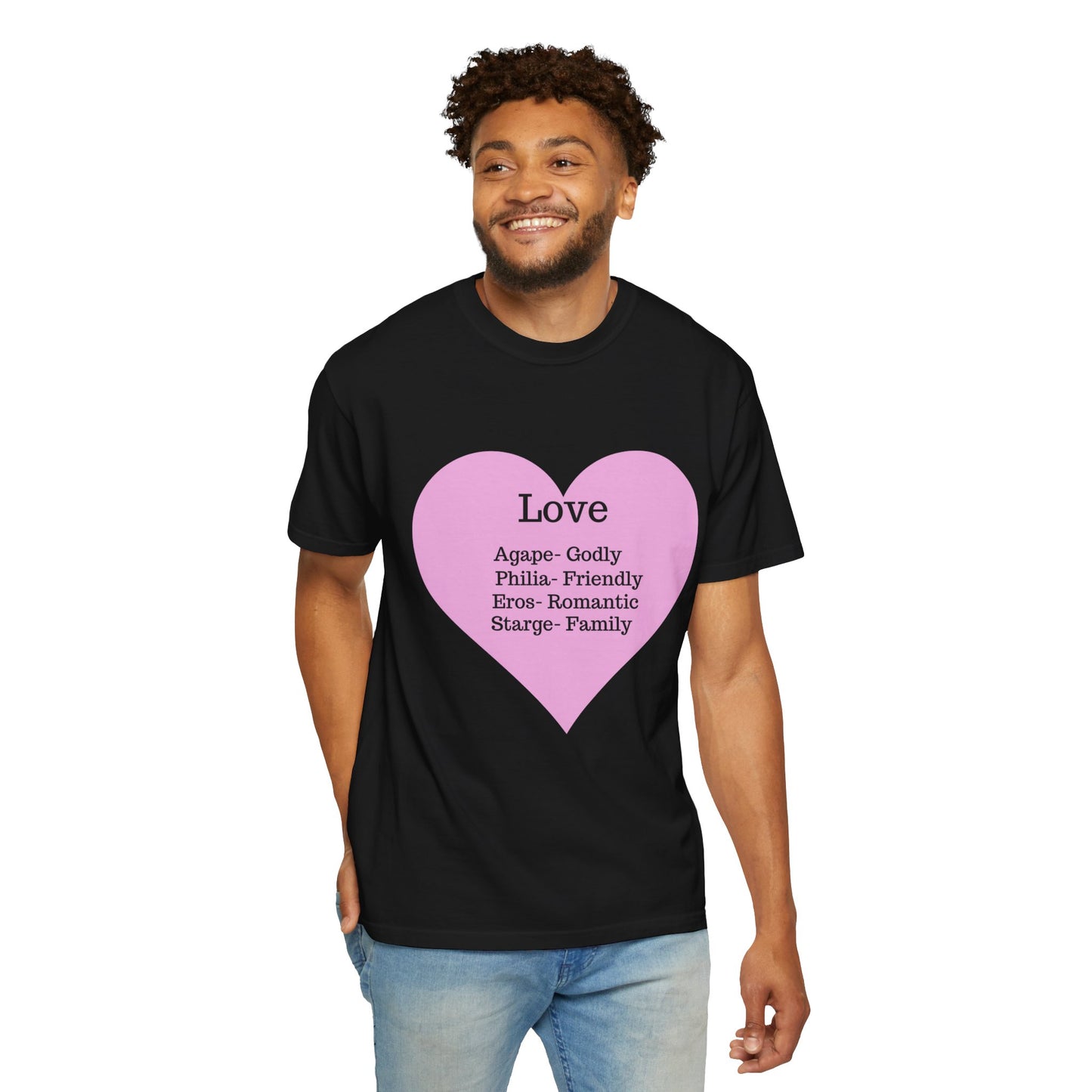 Love-Infused Unisex T-shirt: A Heartfelt Graphic Tee for All Occasions