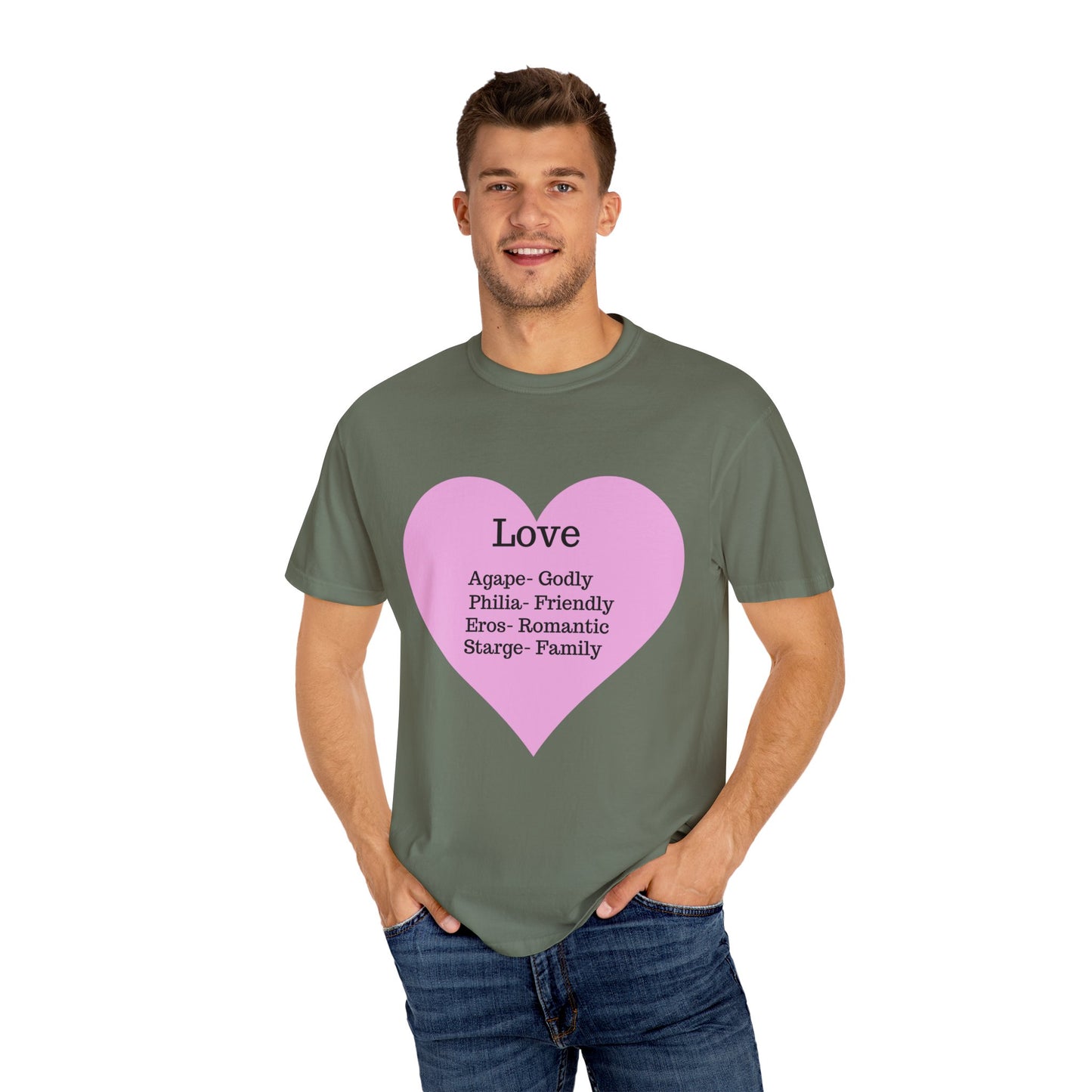 Love-Infused Unisex T-shirt: A Heartfelt Graphic Tee for All Occasions