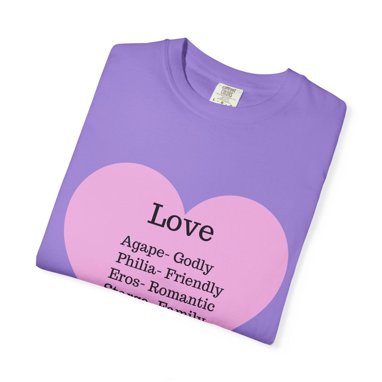 Love-Infused Unisex T-shirt: A Heartfelt Graphic Tee for All Occasions