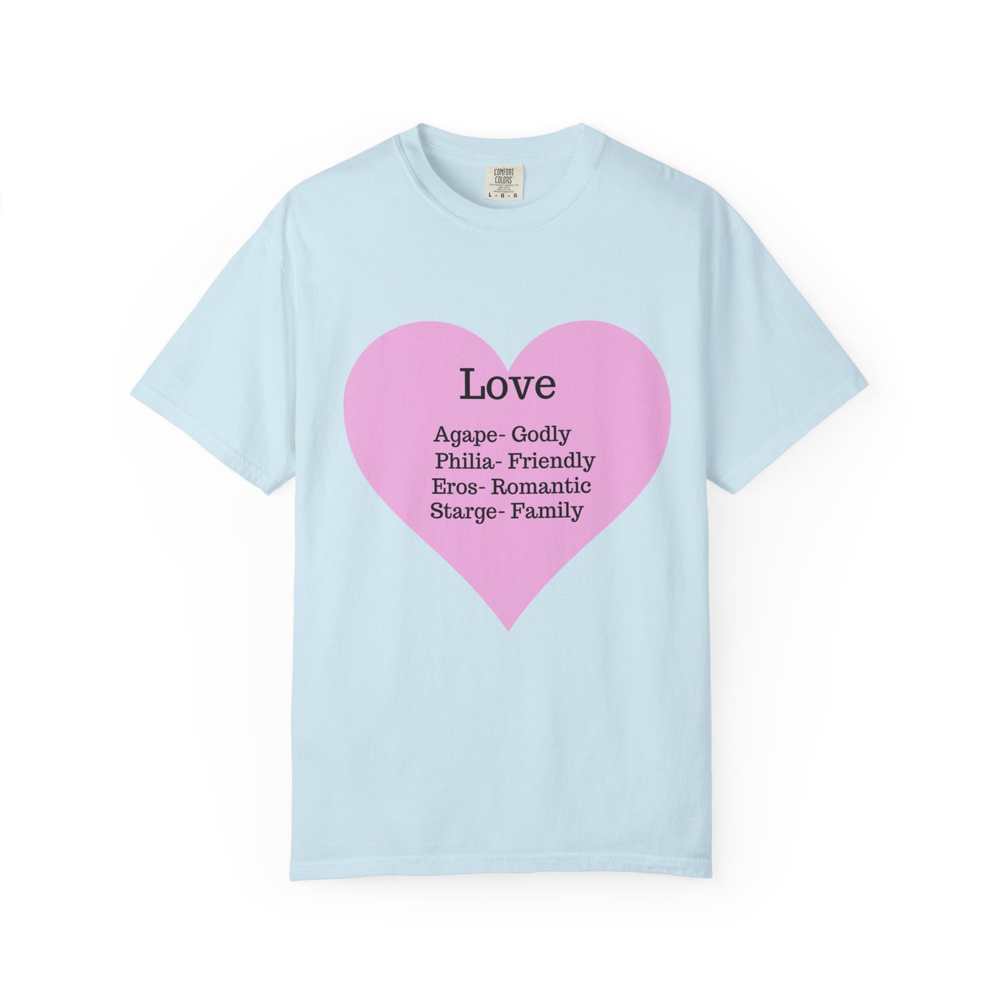 Love-Infused Unisex T-shirt: A Heartfelt Graphic Tee for All Occasions