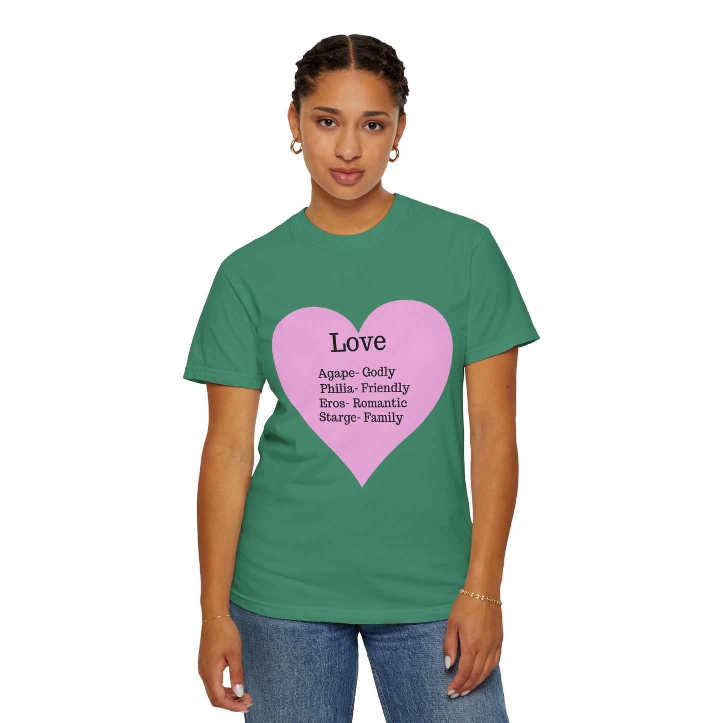 Love-Infused Unisex T-shirt: A Heartfelt Graphic Tee for All Occasions