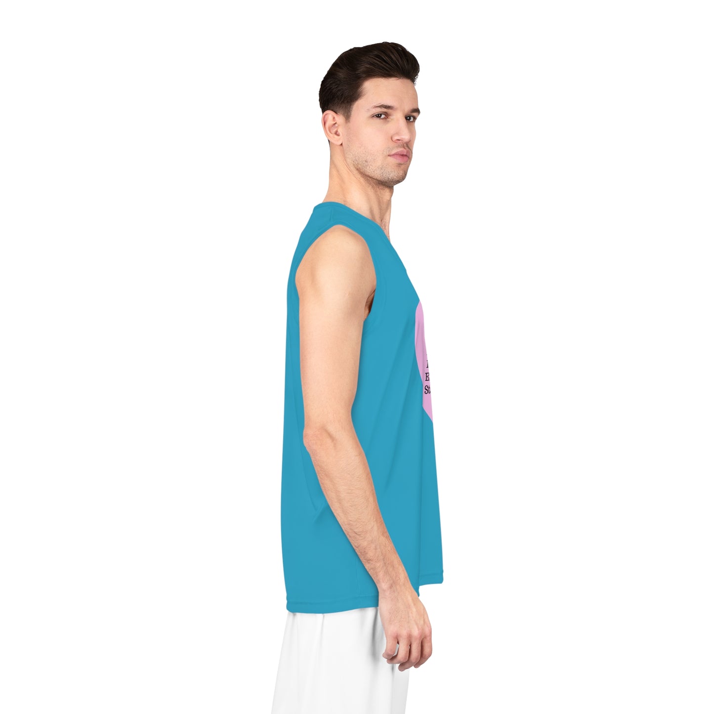 Love Heart Basketball Jersey (Turquoise)