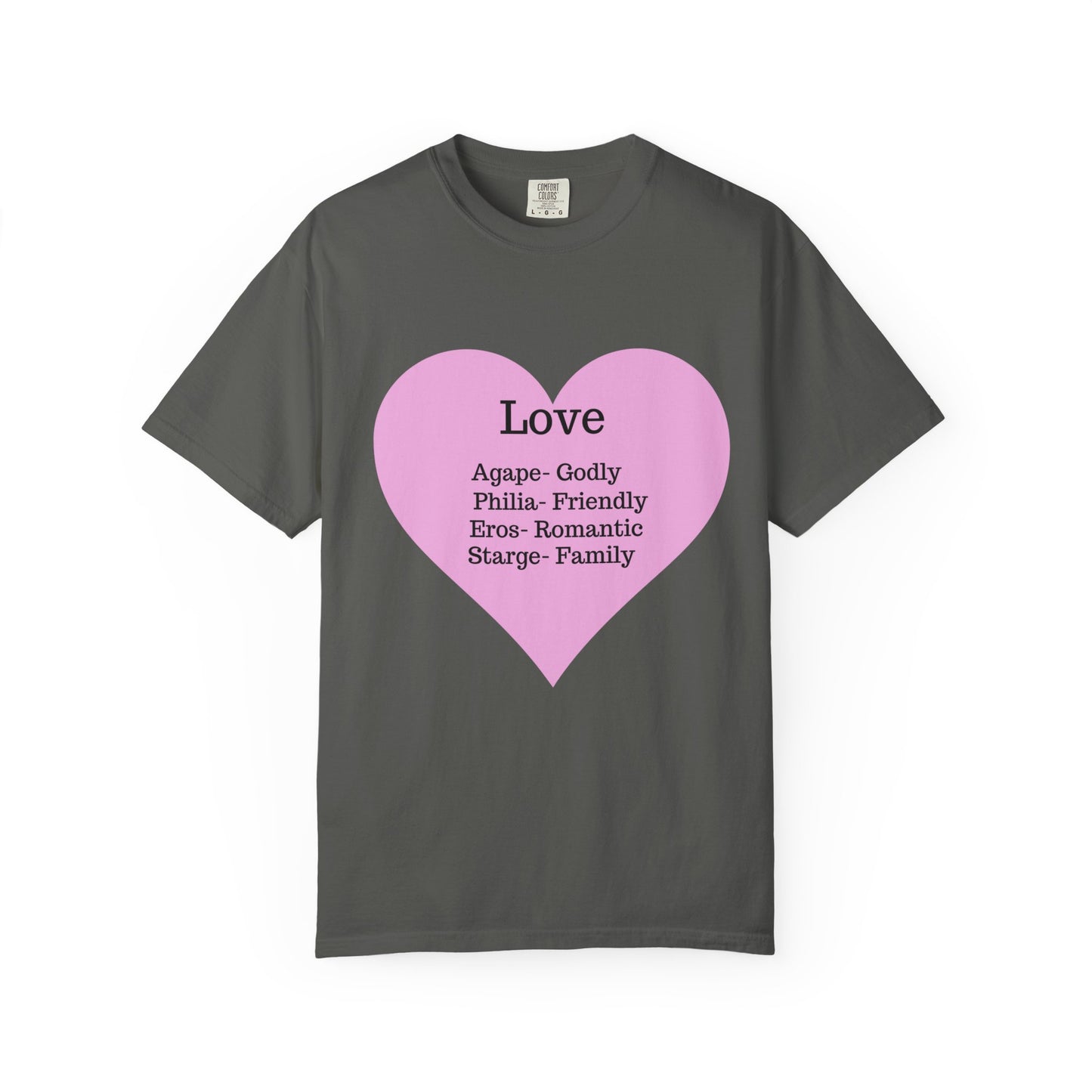 Love-Infused Unisex T-shirt: A Heartfelt Graphic Tee for All Occasions
