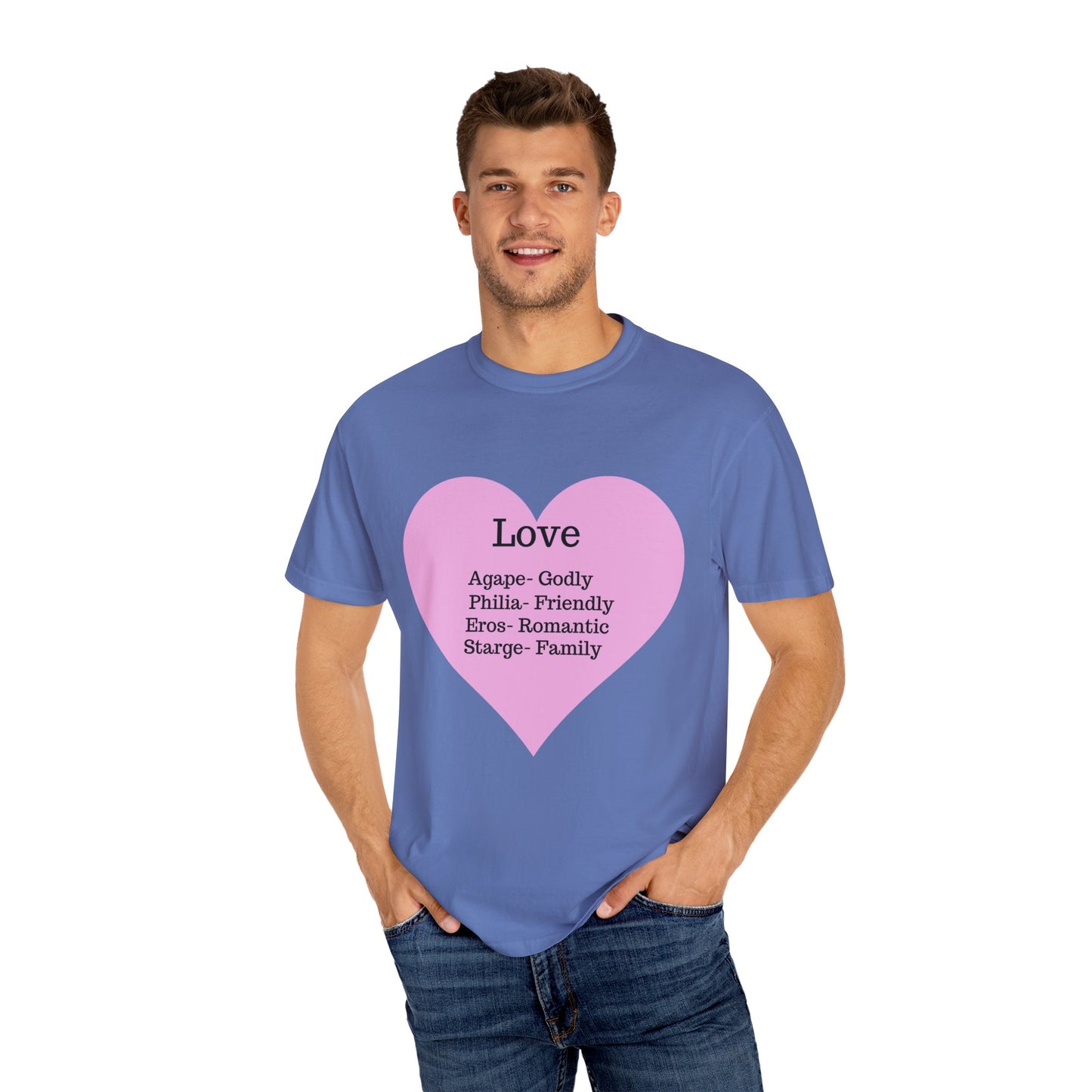 Love-Infused Unisex T-shirt: A Heartfelt Graphic Tee for All Occasions