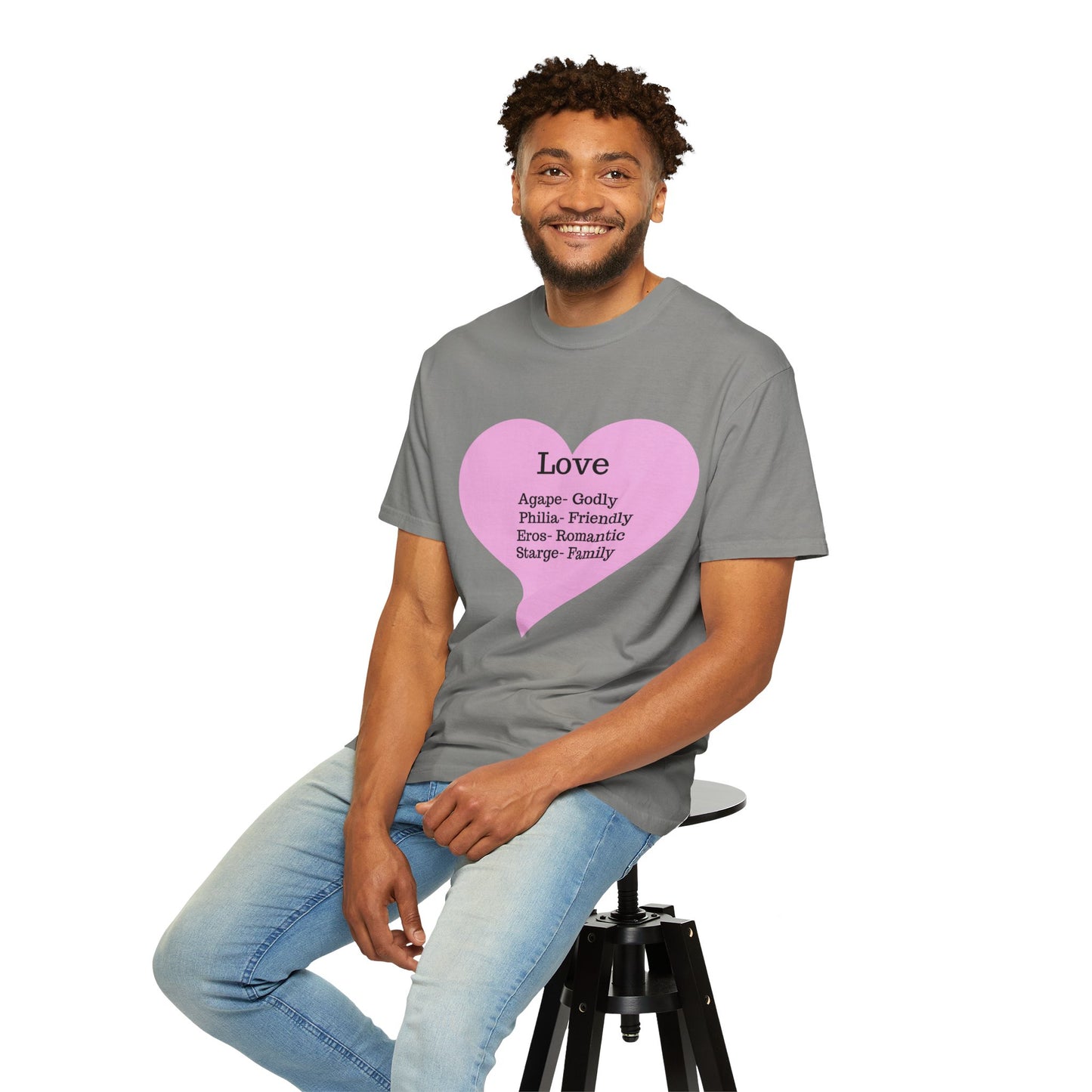 Love-Infused Unisex T-shirt: A Heartfelt Graphic Tee for All Occasions