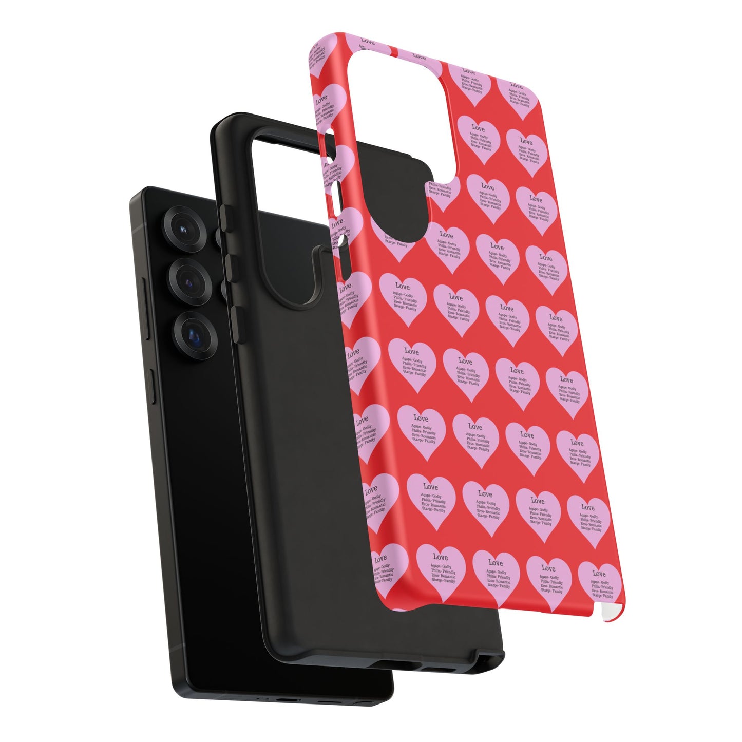 Hearts-A-Flutter Phone Case (Samsung)(Red)