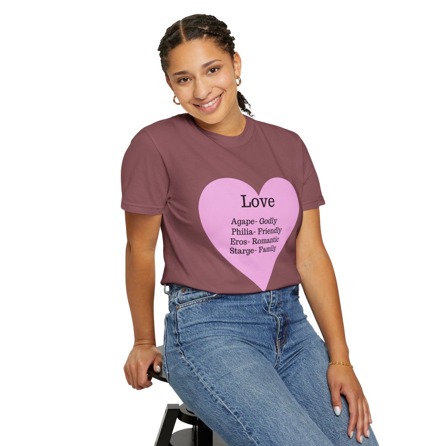 Love-Infused Unisex T-shirt: A Heartfelt Graphic Tee for All Occasions