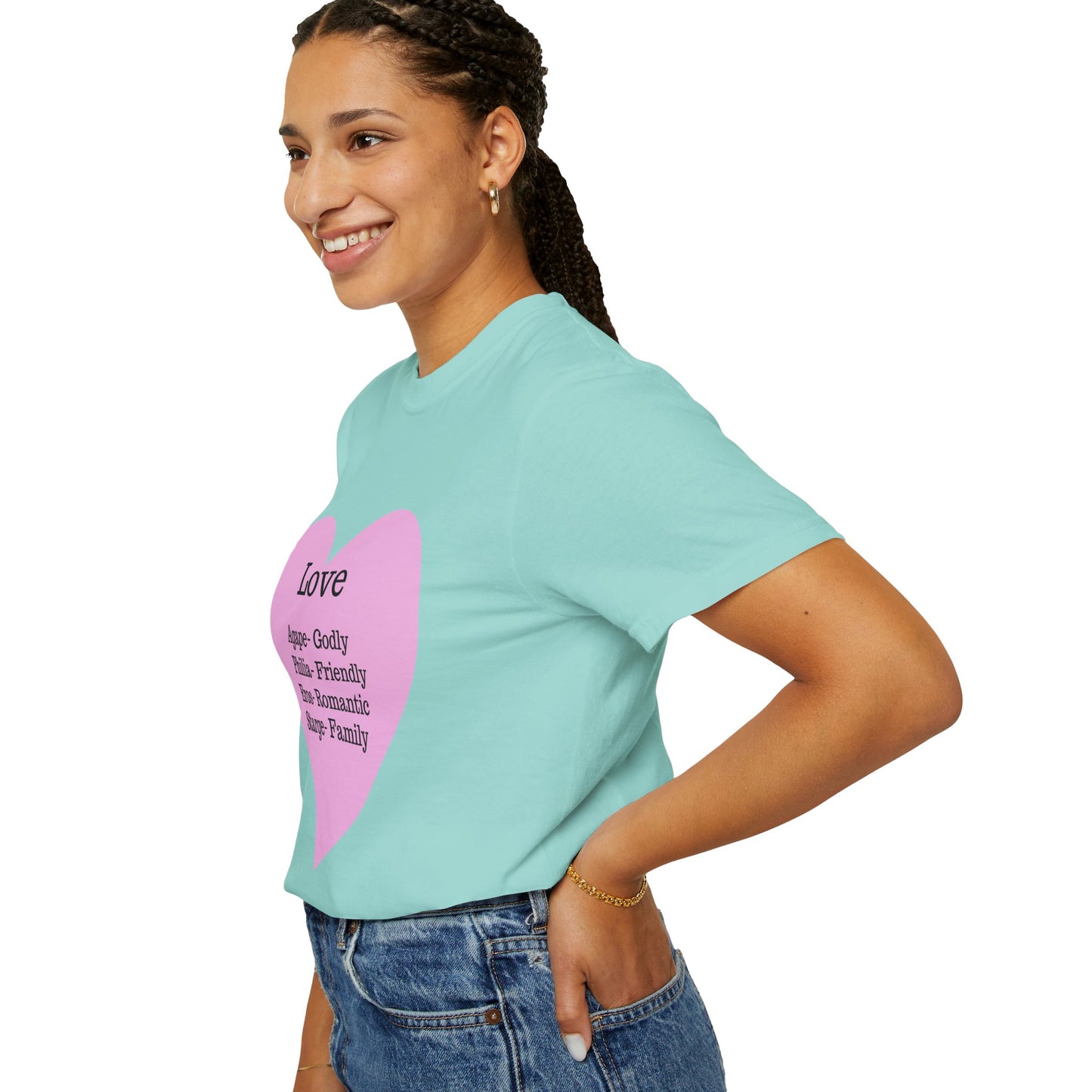 Love-Infused Unisex T-shirt: A Heartfelt Graphic Tee for All Occasions