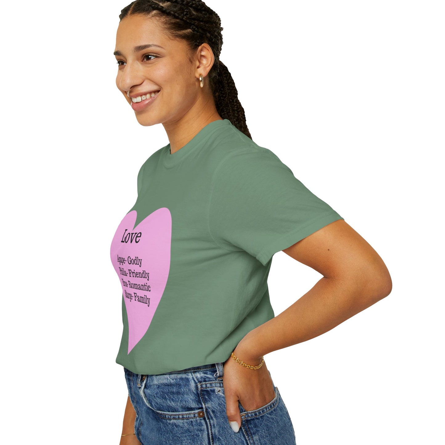 Love-Infused Unisex T-shirt: A Heartfelt Graphic Tee for All Occasions
