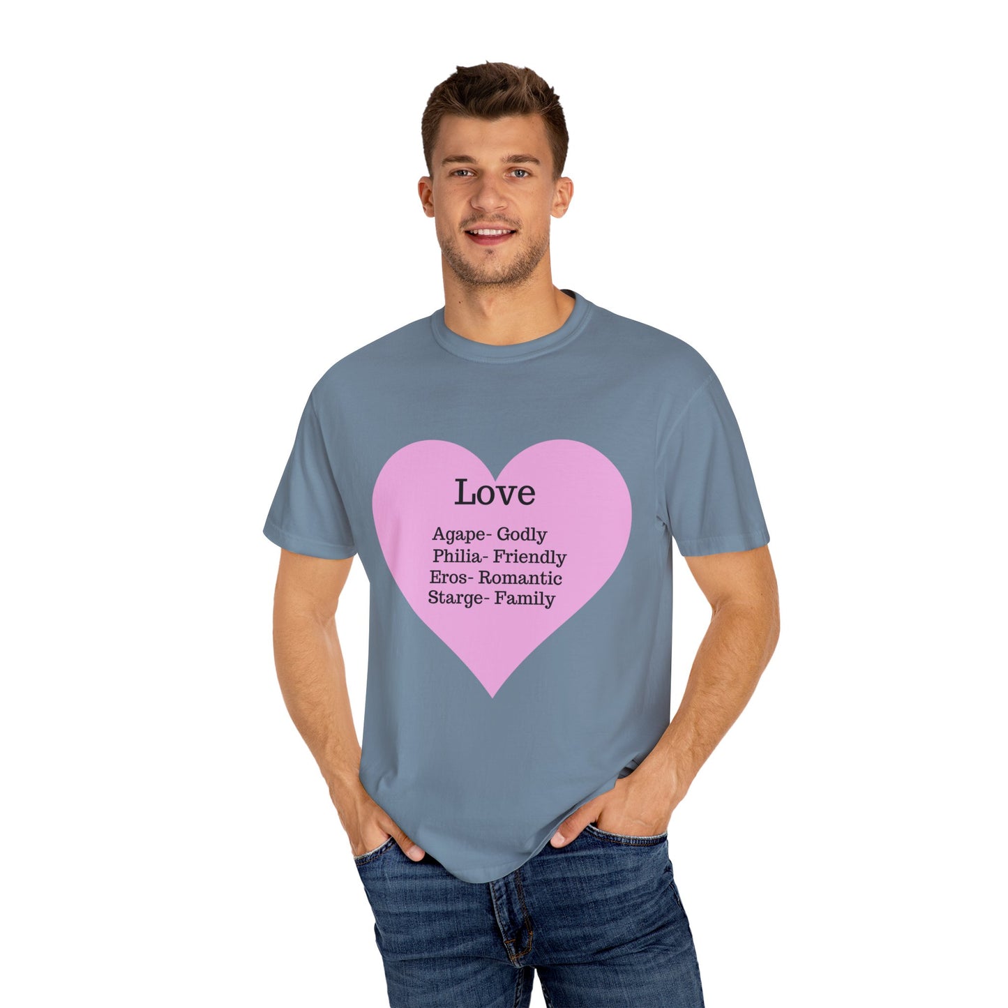 Love-Infused Unisex T-shirt: A Heartfelt Graphic Tee for All Occasions