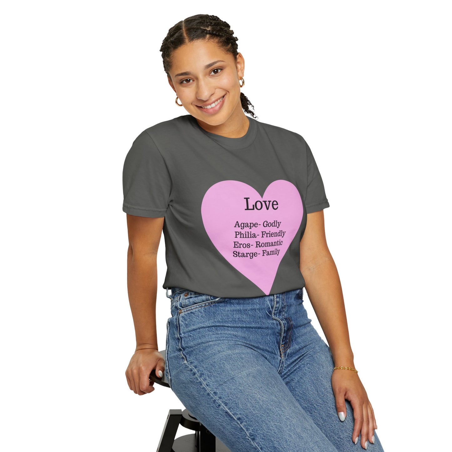 Love-Infused Unisex T-shirt: A Heartfelt Graphic Tee for All Occasions