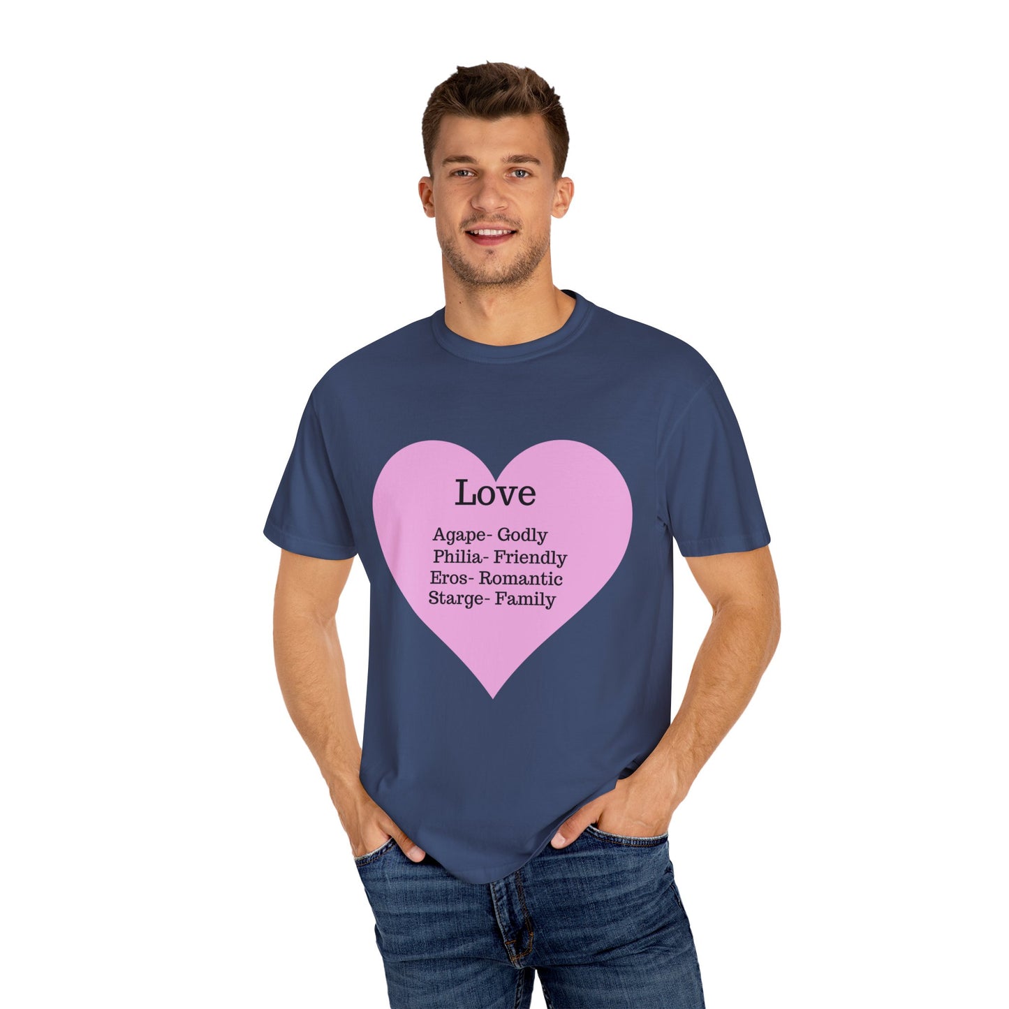 Love-Infused Unisex T-shirt: A Heartfelt Graphic Tee for All Occasions